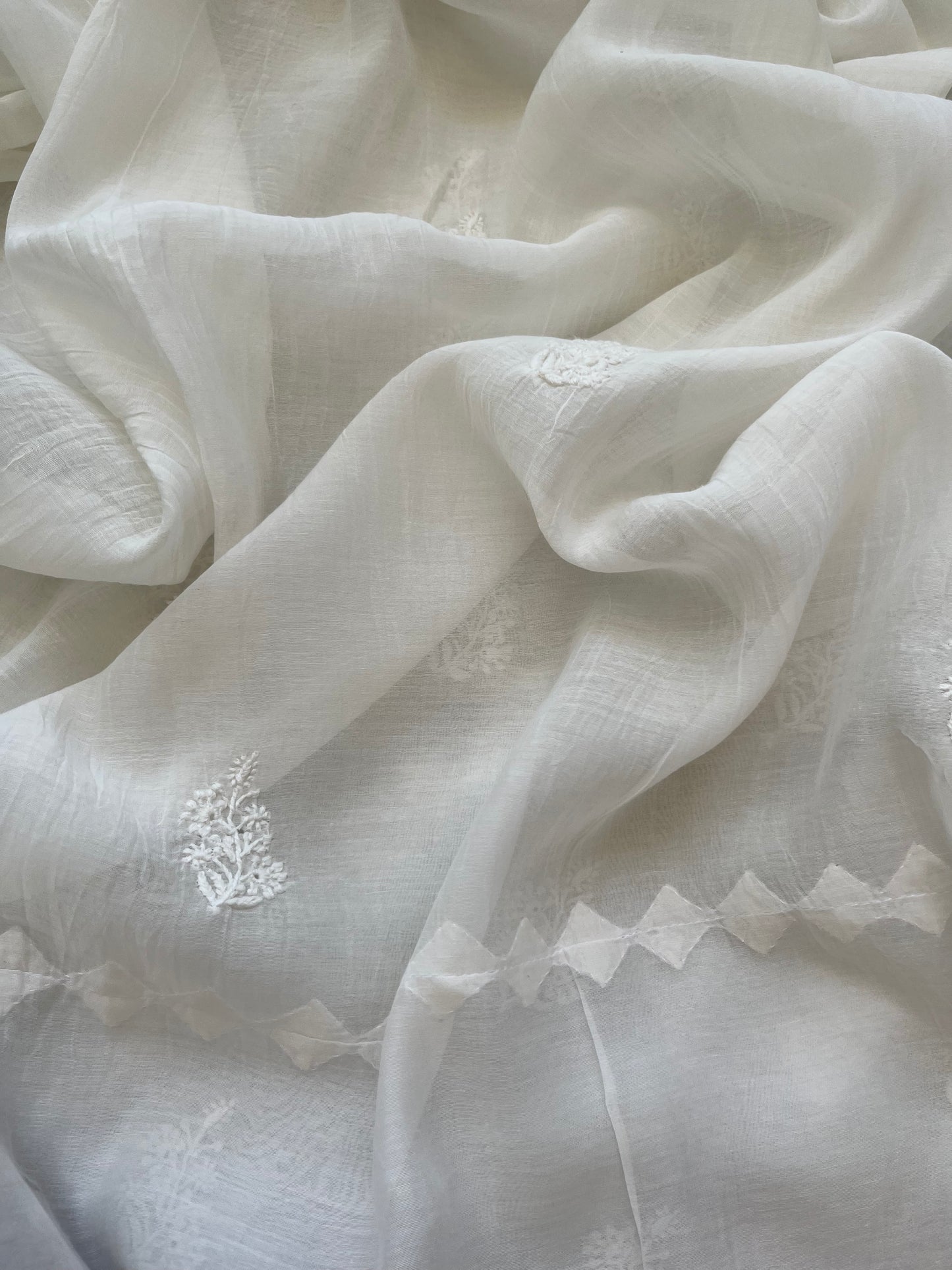 Chanderi Chikankari Kurta Dupatta