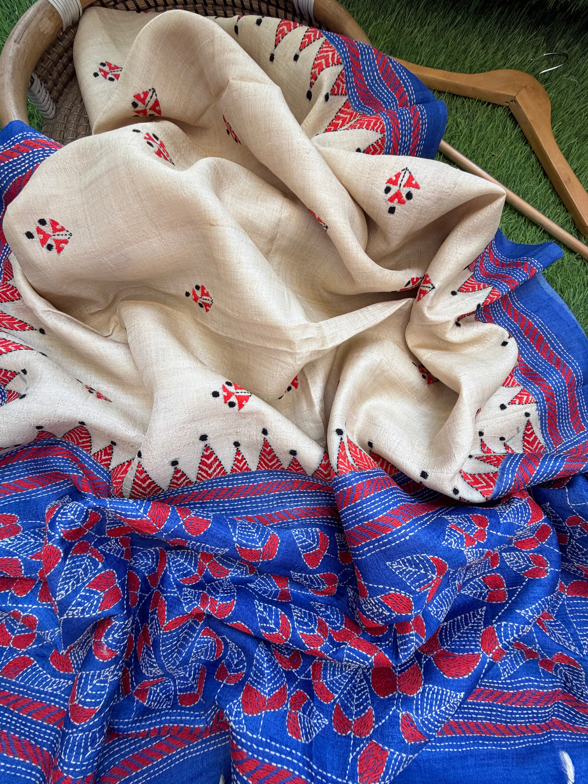 Silk Kantha Dupatta