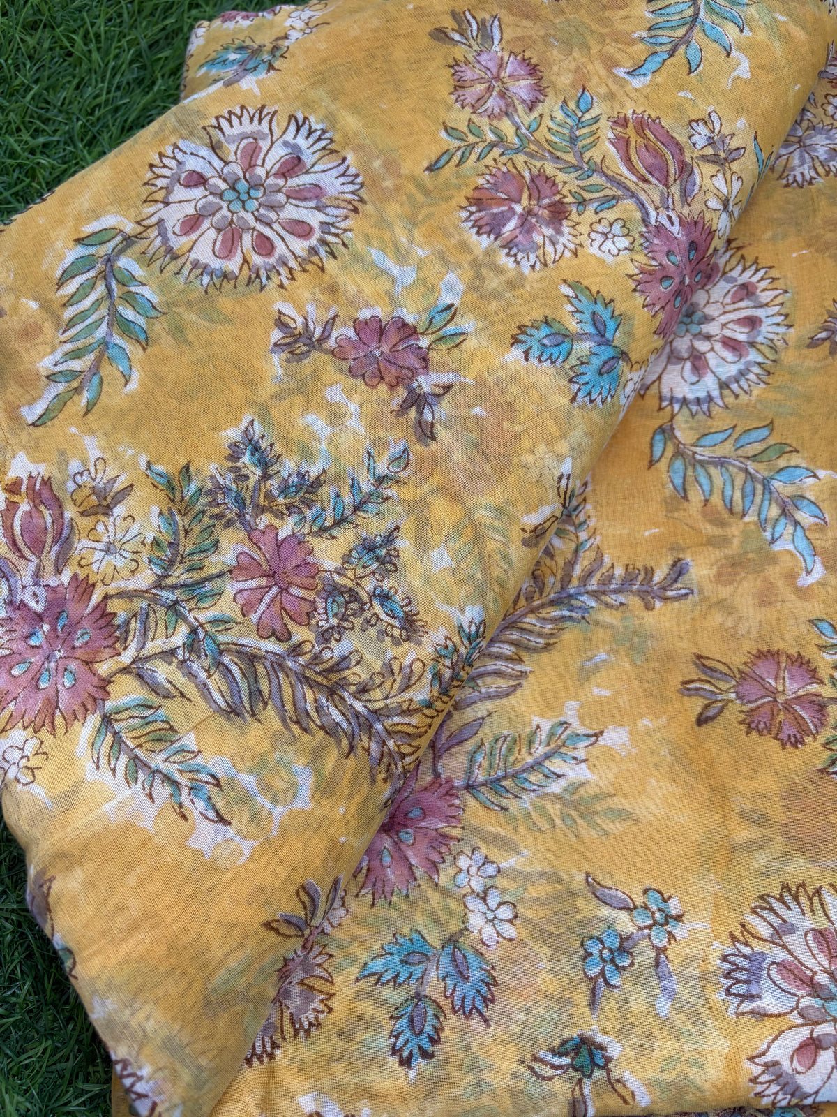 Chanderi kurta fabric