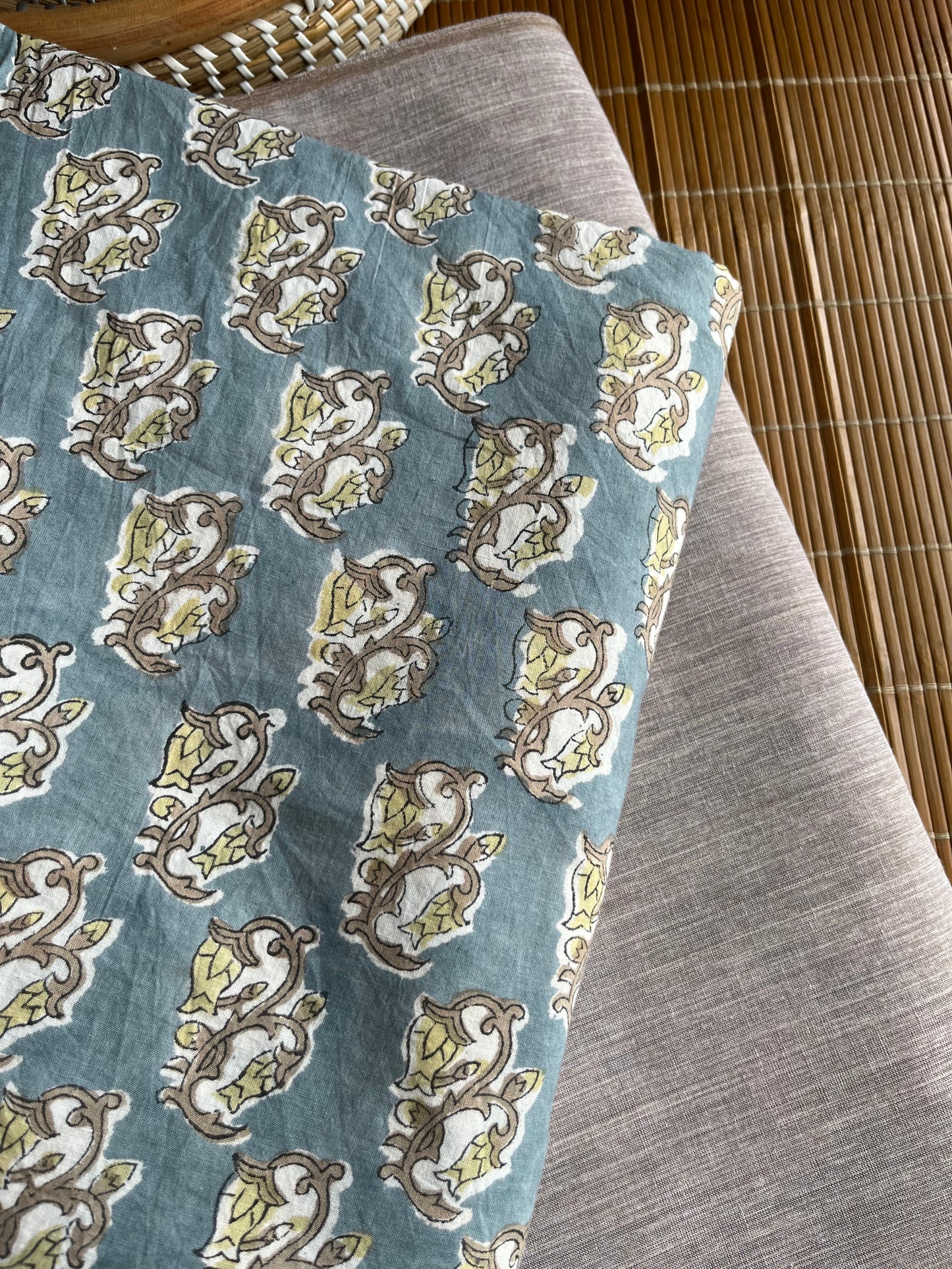 Cotton kurta Bottom fabric