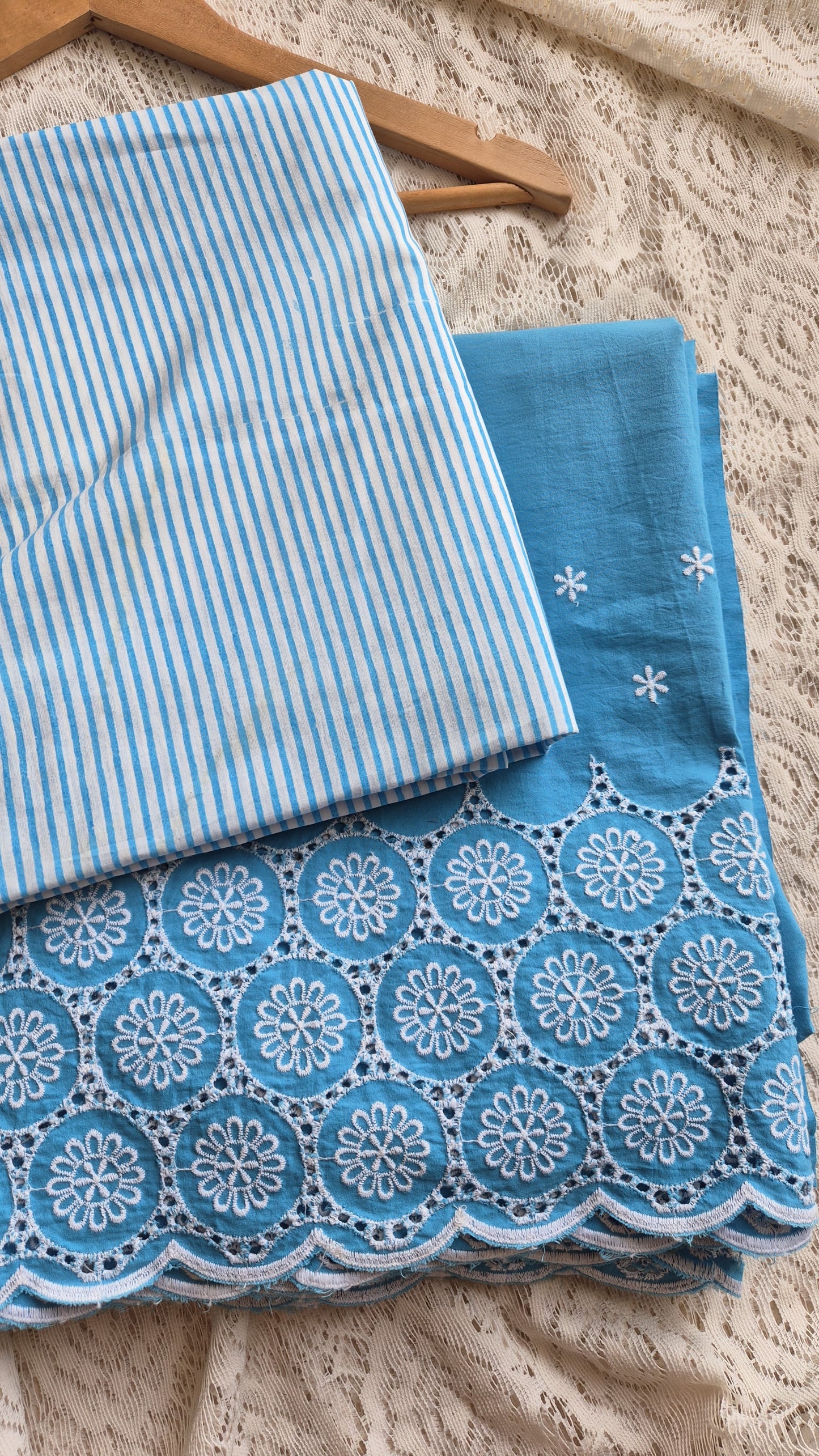 Cotton kurta fabric hakoba Bottom