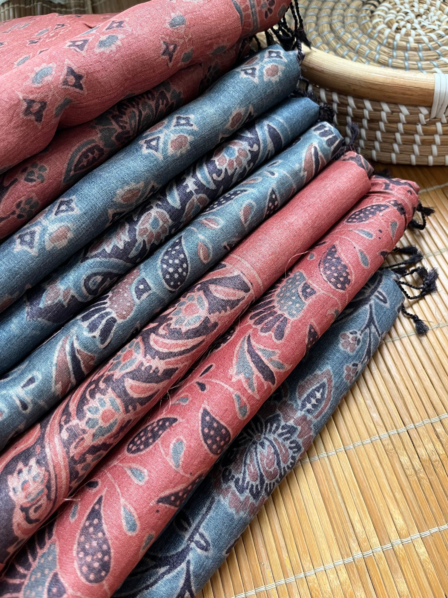 Dupatta Sets- Ajrakh / Block print /Kalamkari/Chikankari