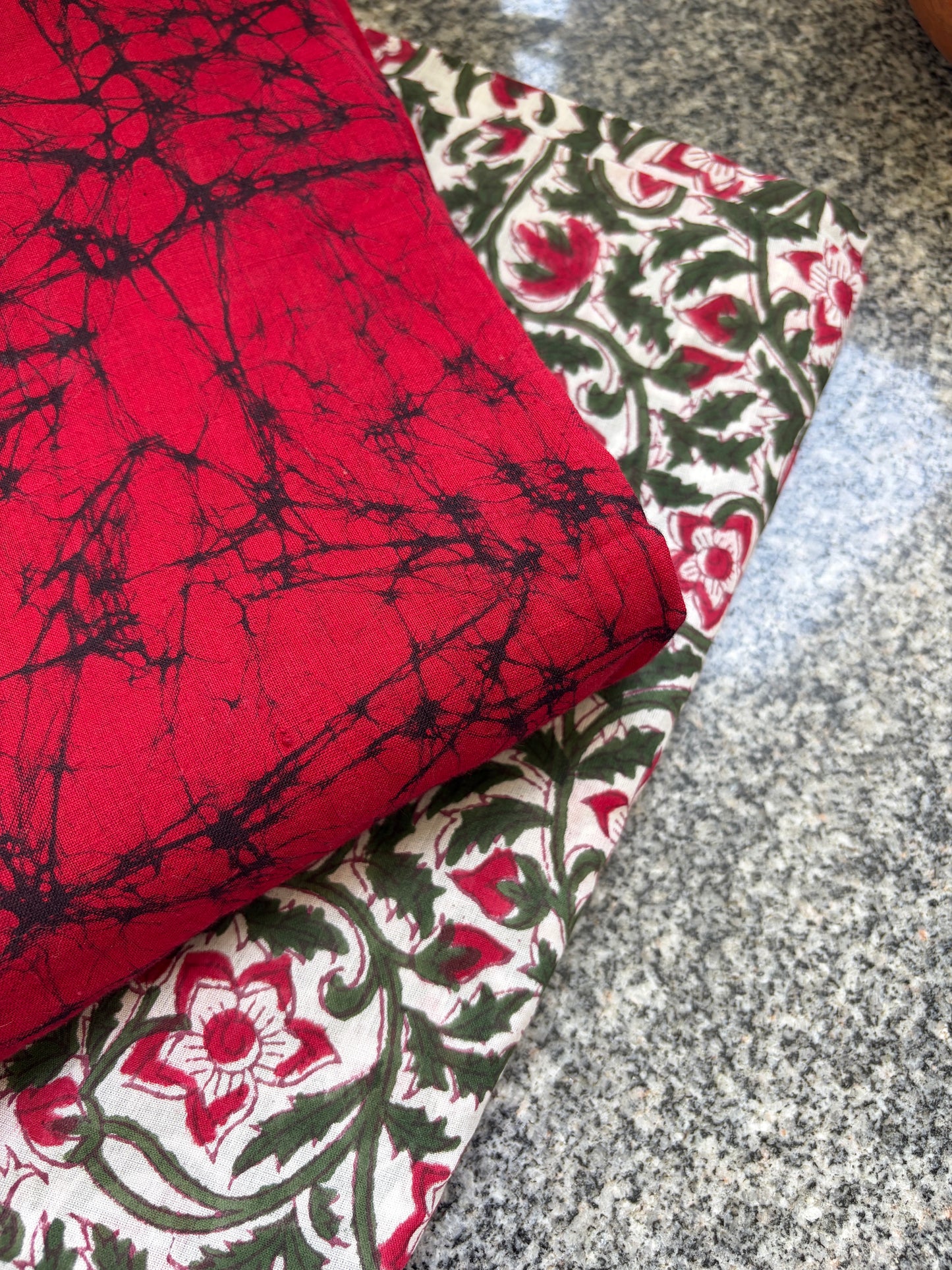 Cotton print and Baatik kurta Bottom