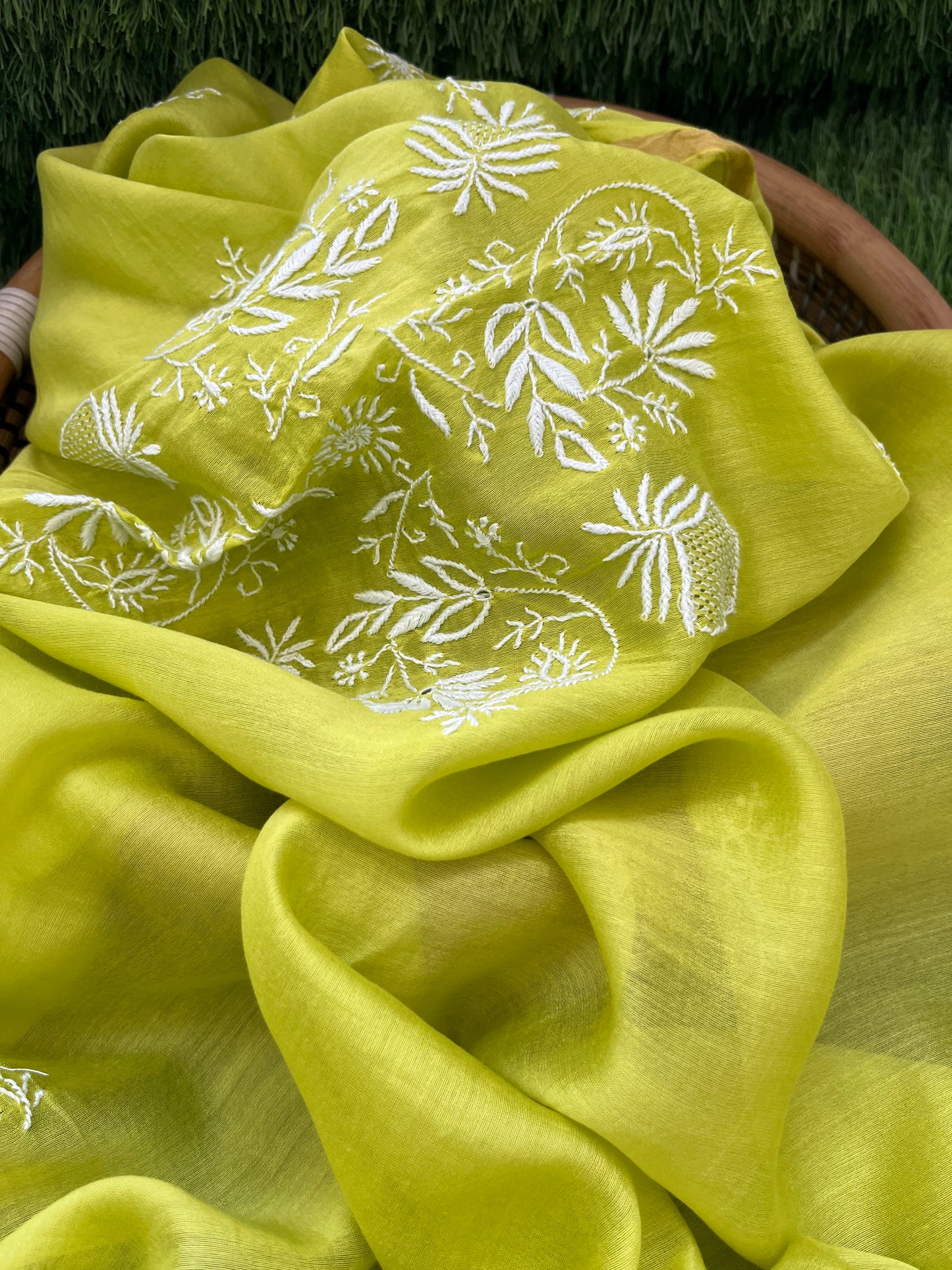 Jaamdani kurta chikankari dupatta