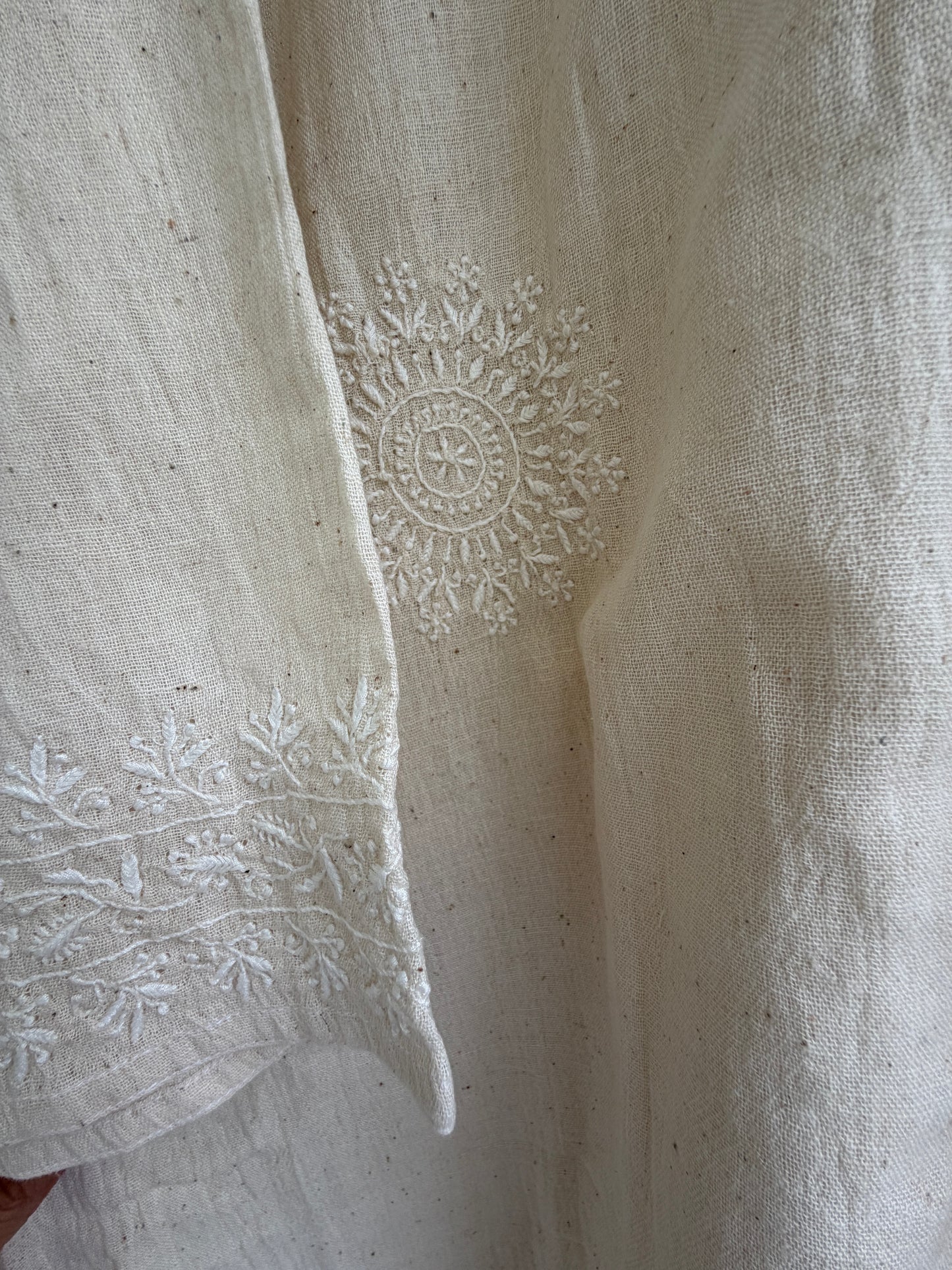 Kala cotton Kurta ( Semi Stitched)