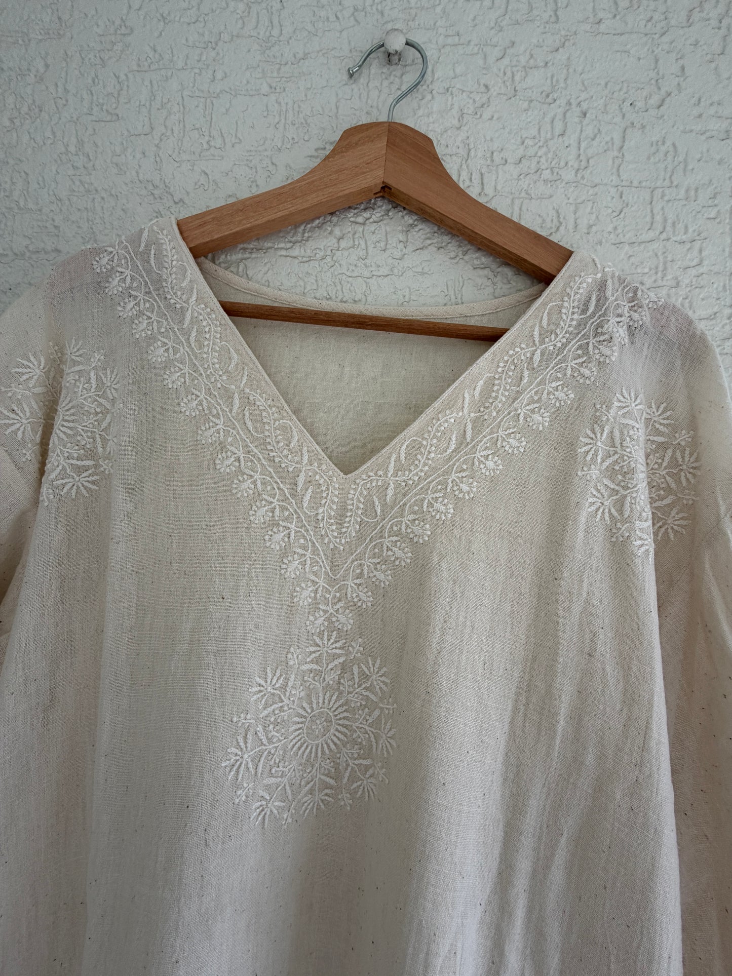 Kala cotton Kurta ( Semi Stitched)