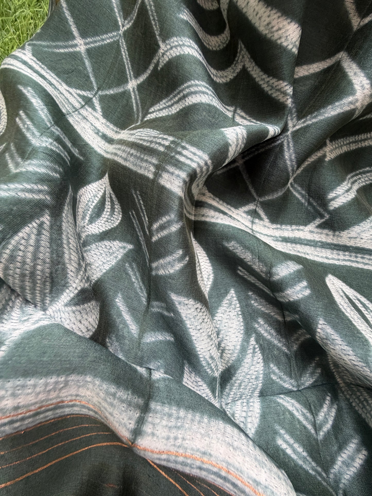 Chanderi Shibori kurta dupatta