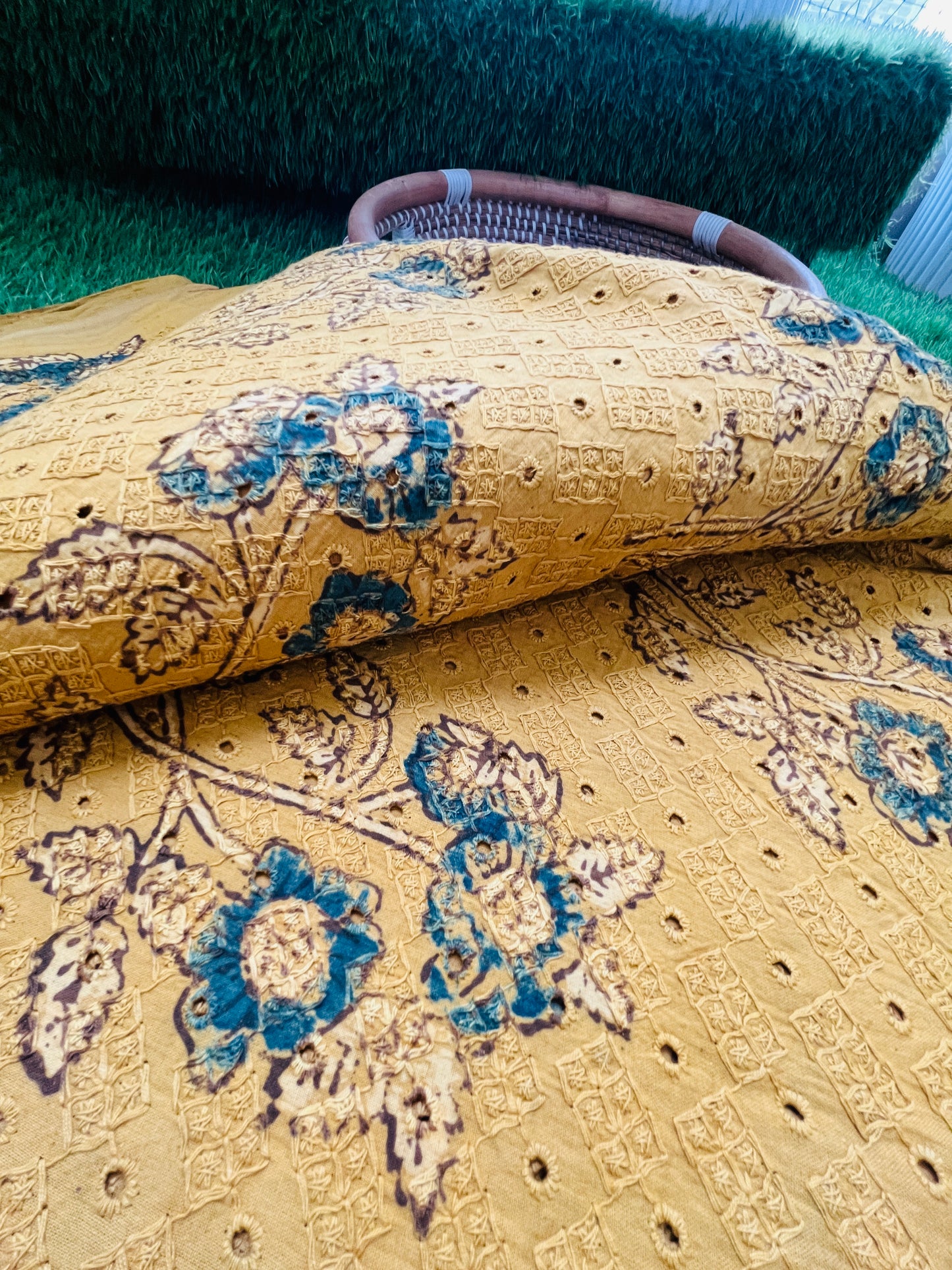 Cotton hakoba ajrakh