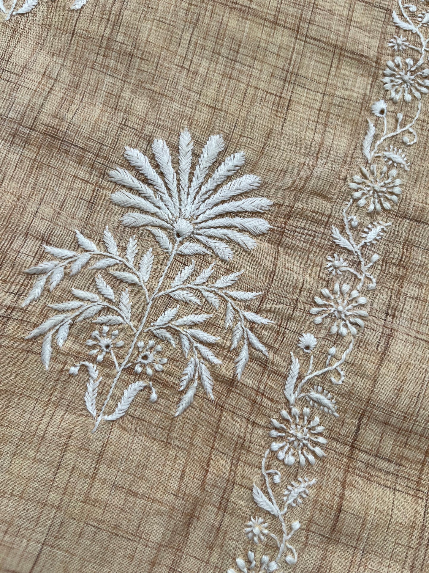 Khadi chikan kurta