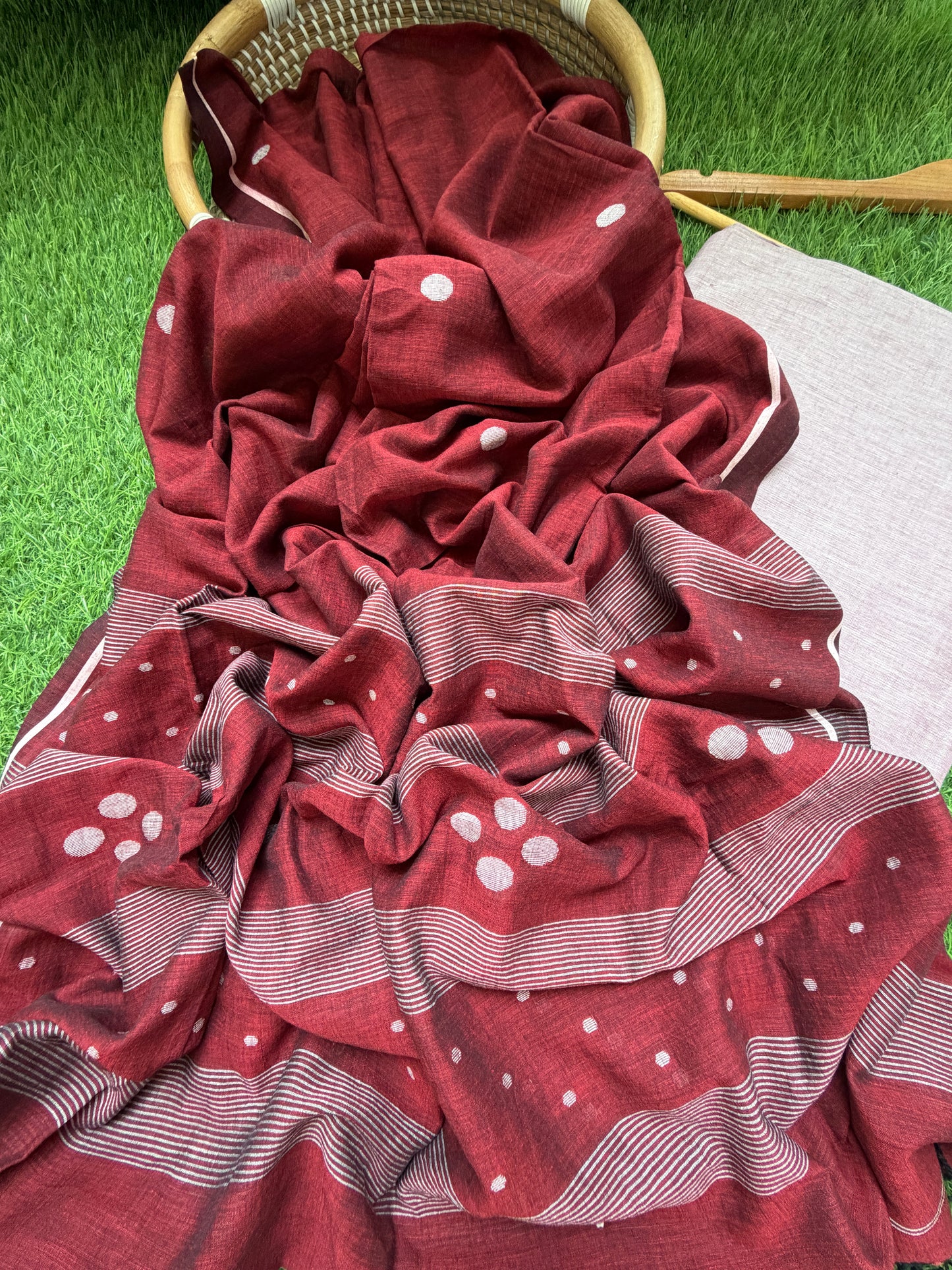 Jaamdani Mul dupatta mangalgiri kurta Bottom