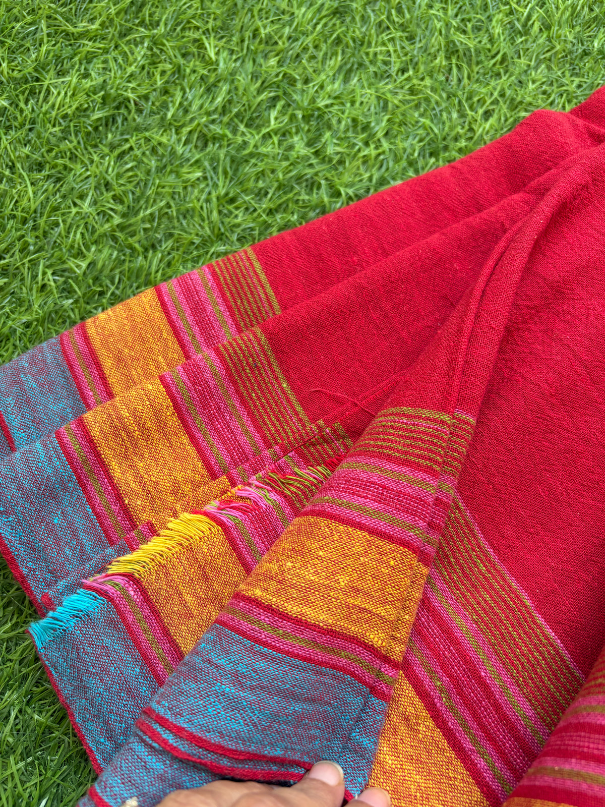 Handwoven organic kala Cotton fabric