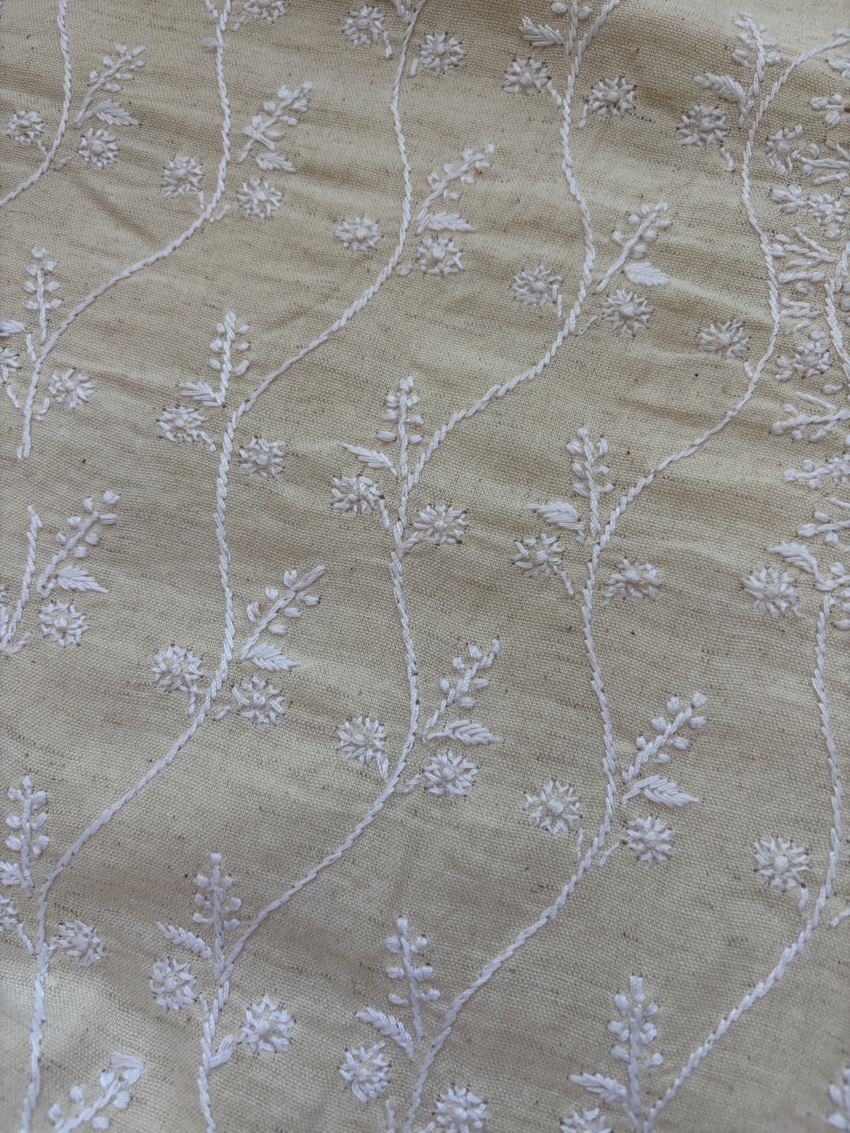 Chikankari khadi Kurta