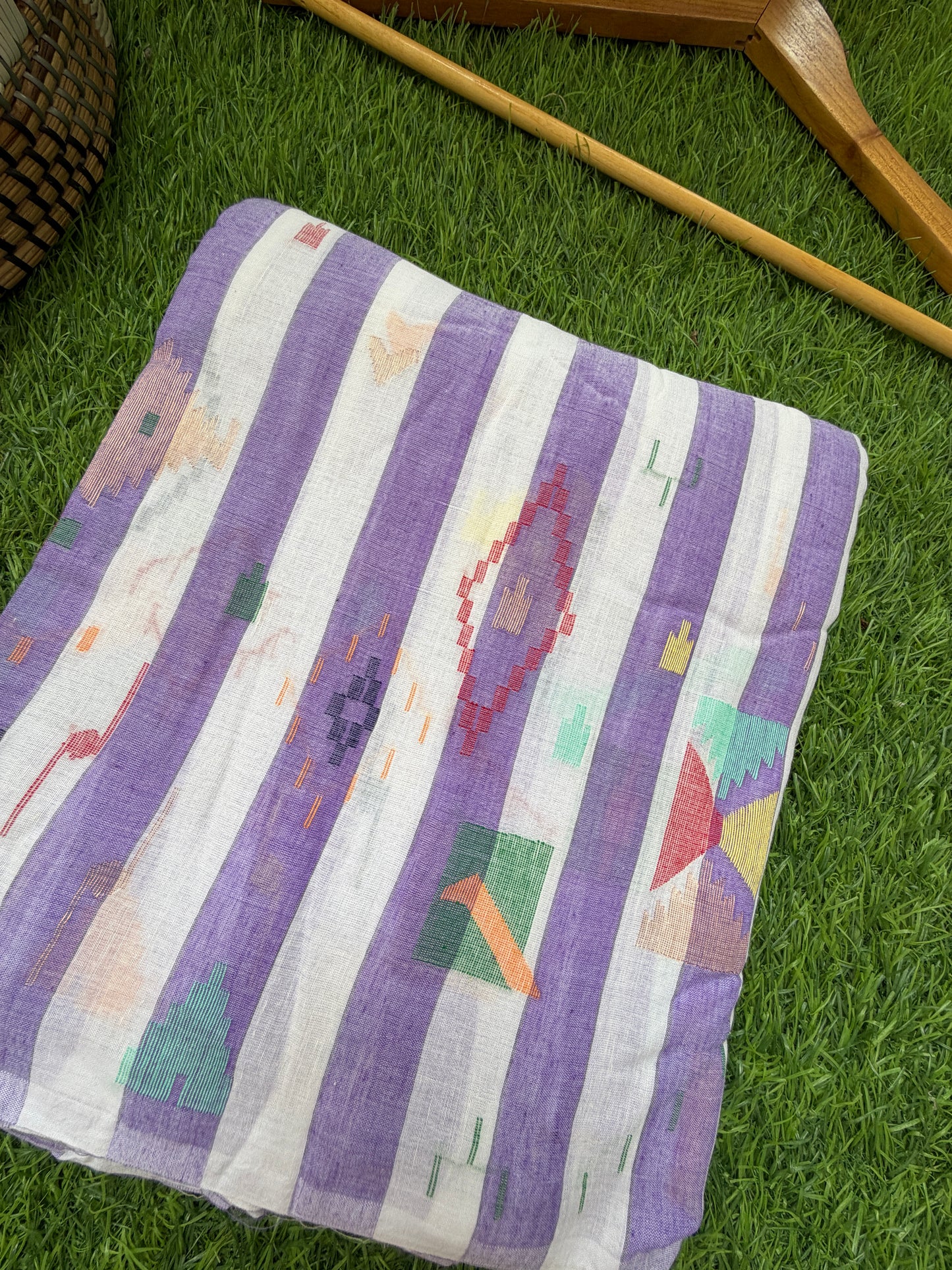 Jaamdani mul fabric
