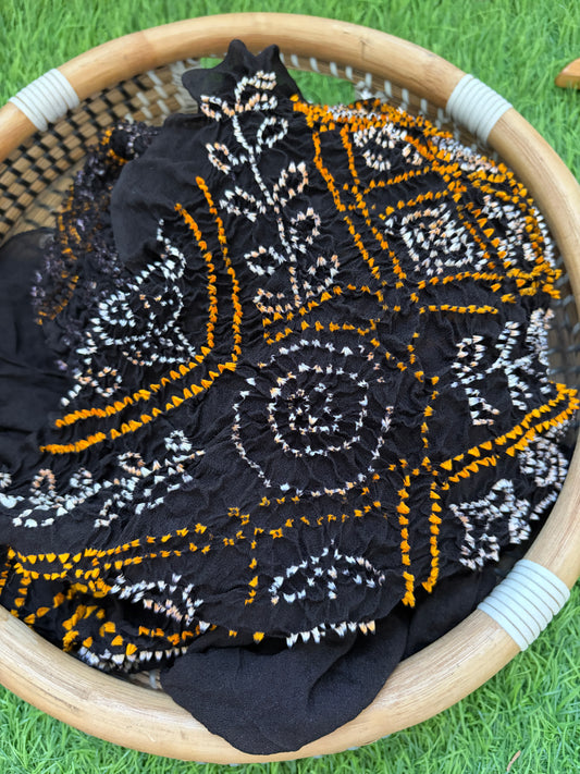 Bandhani chinon Dupatta