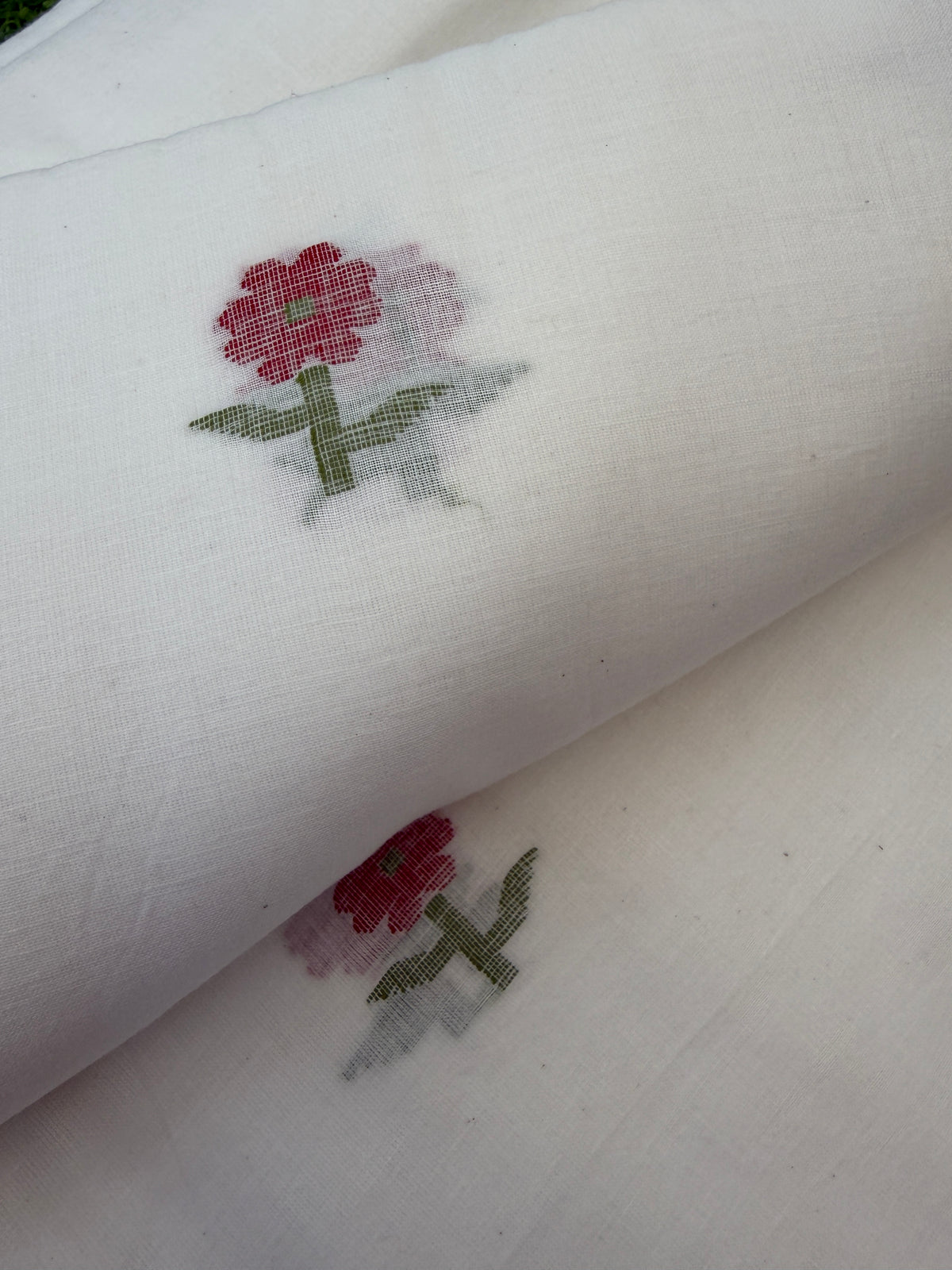 Jaamdani mul fabric