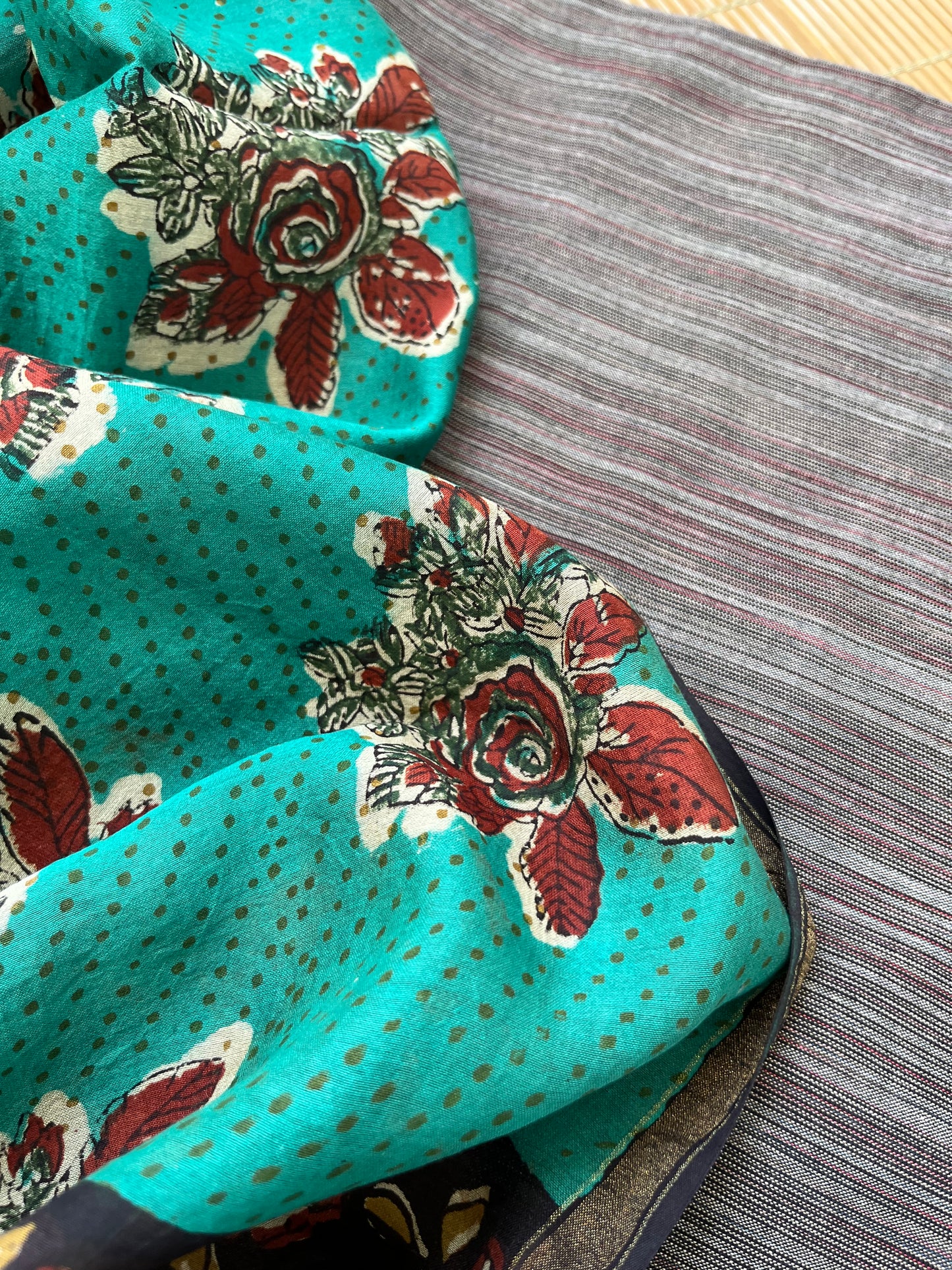 Chanderi Dupatta handloom cotton Kurta fabric
