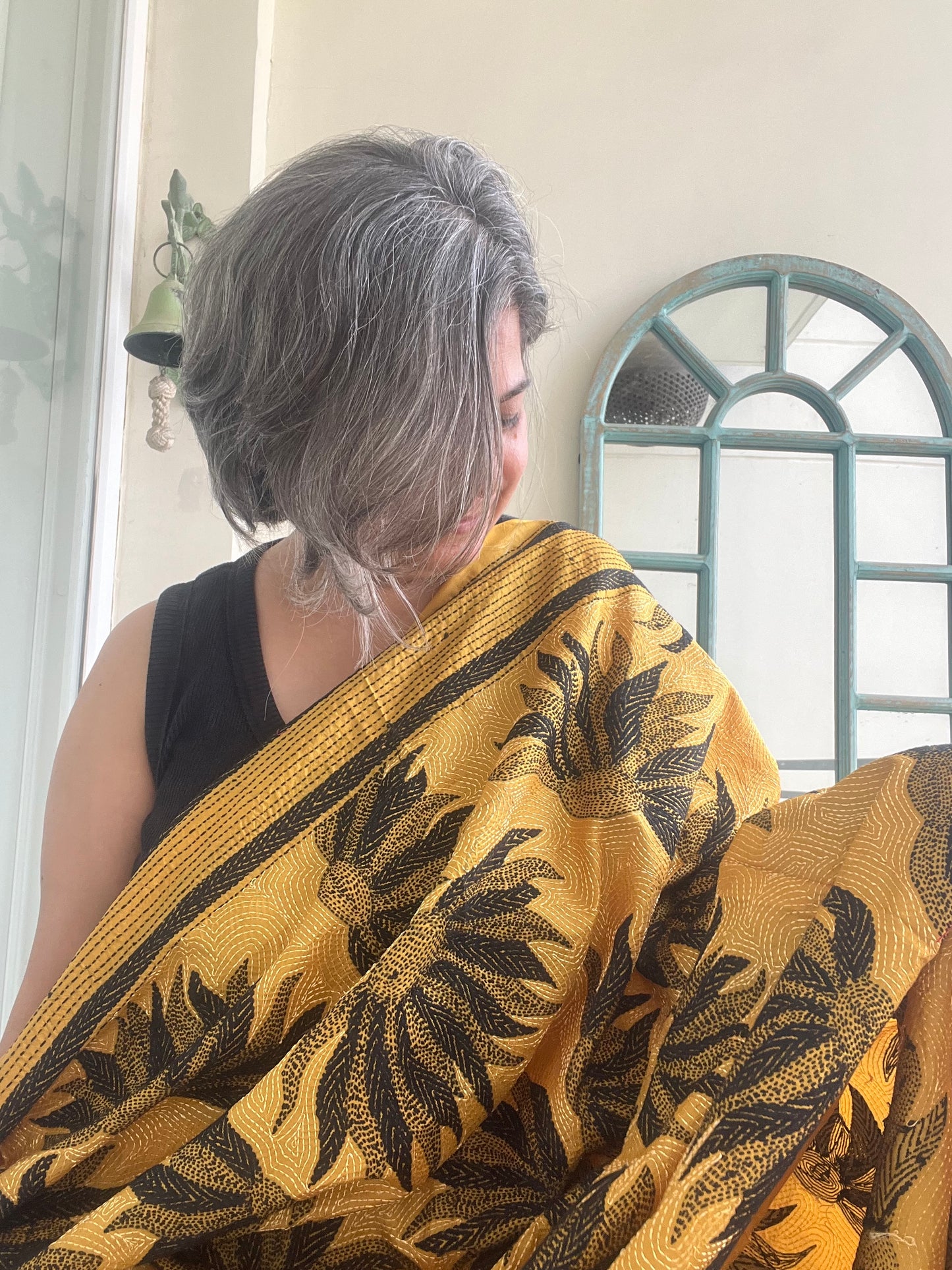 Silk Kantha Dupatta
