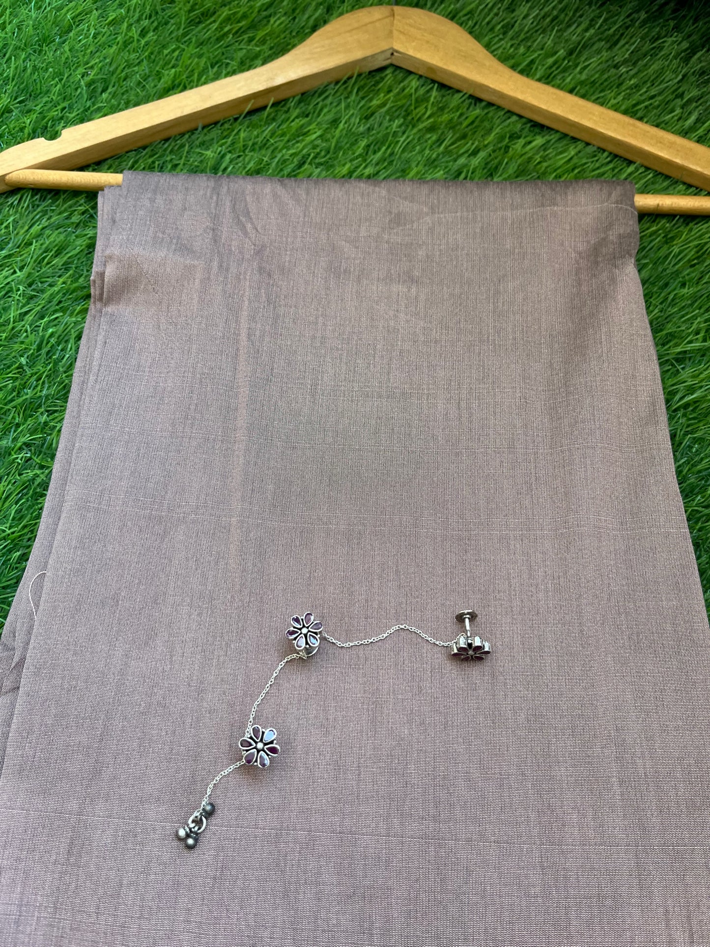 Cotton Silk plain fabric