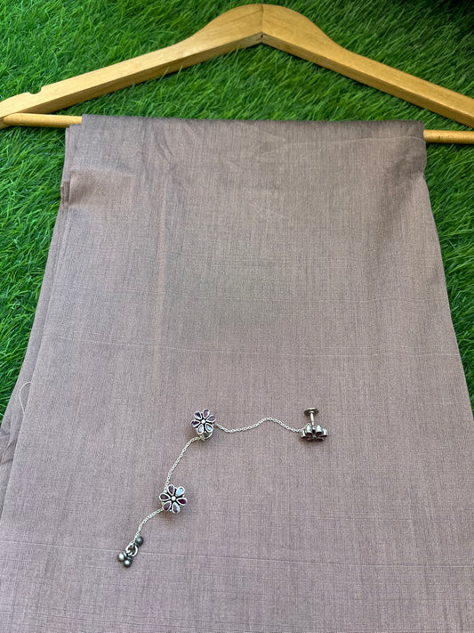 Cotton Silk plain fabric