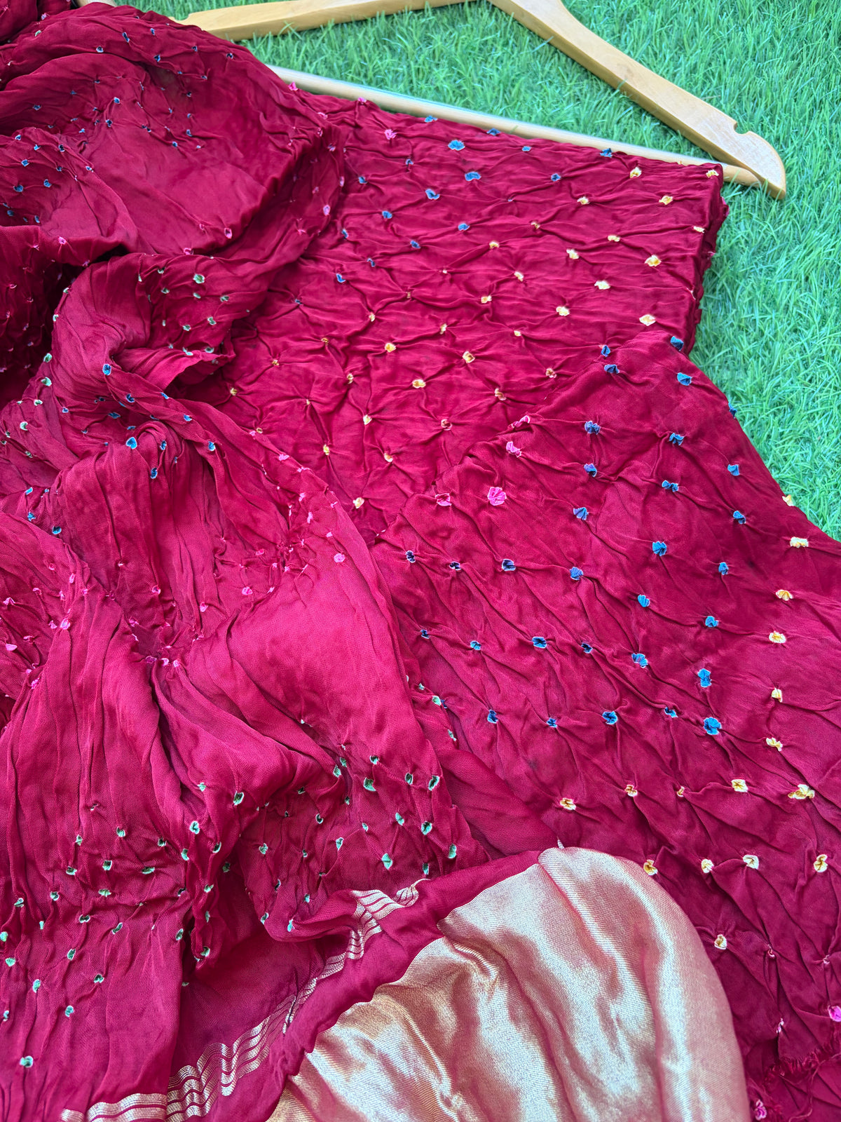 Modal Bandhani kurta bottom dupatta