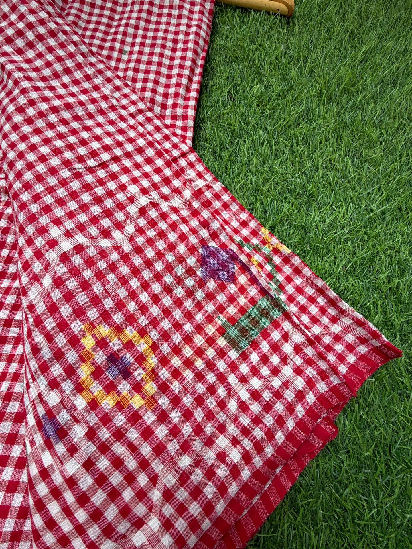 Jaamdani mul fabric