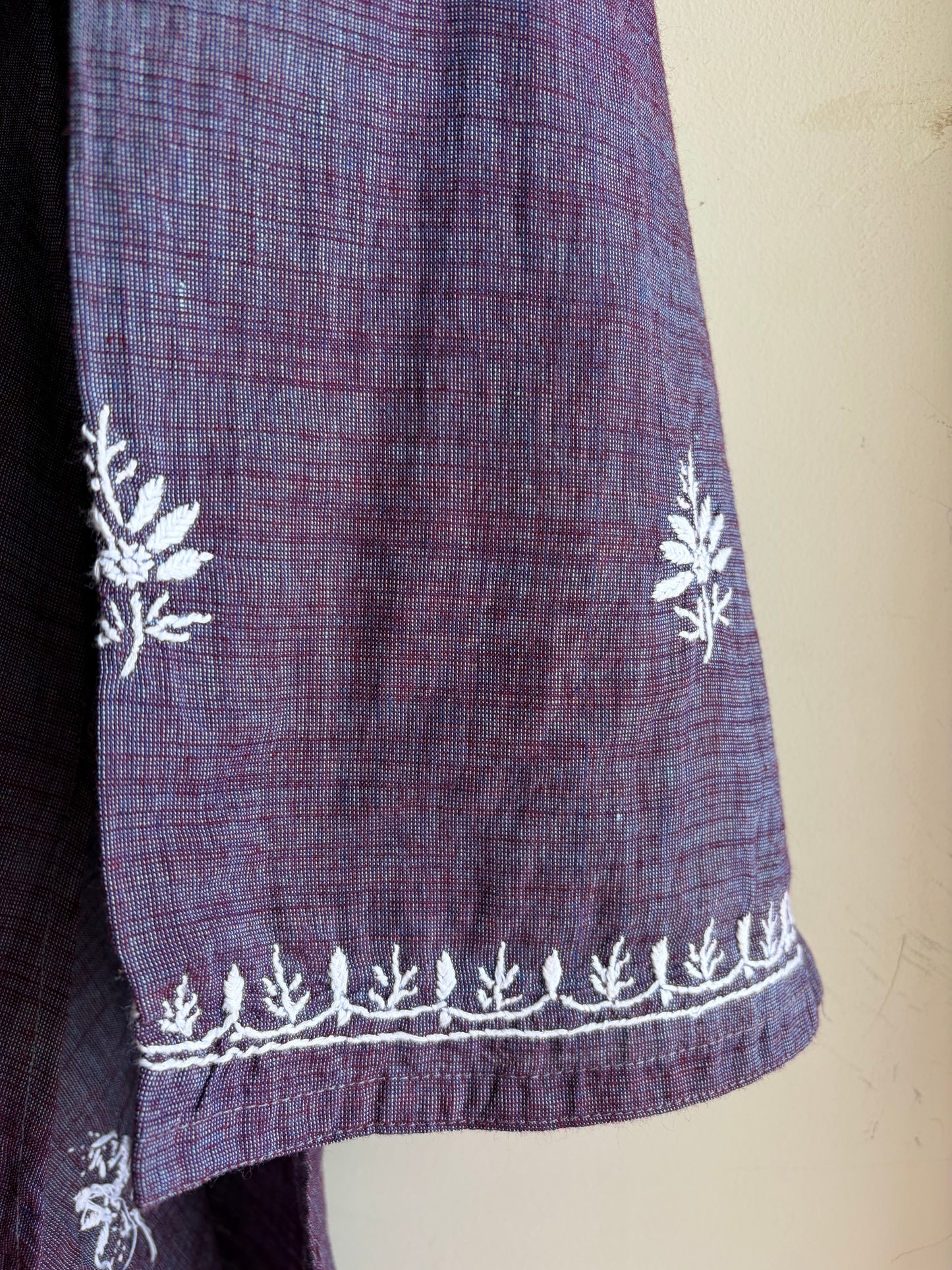 Rozana: Mangalgiri Cotton chikankari kurta