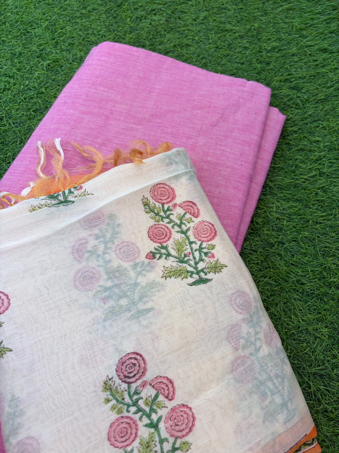 Khadi kurta fabric chanderi dupatta