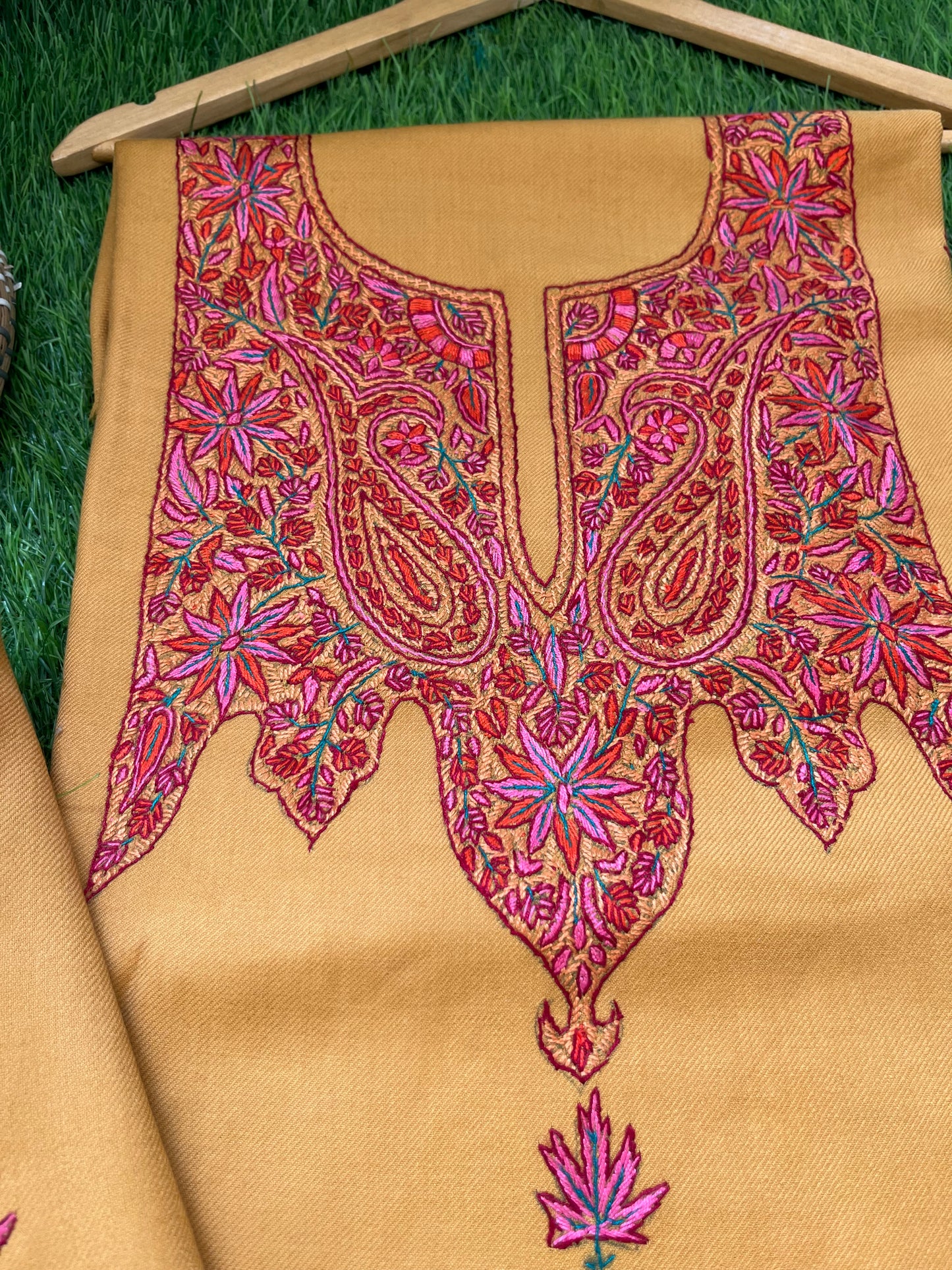 Woollen hand embroidered suit
