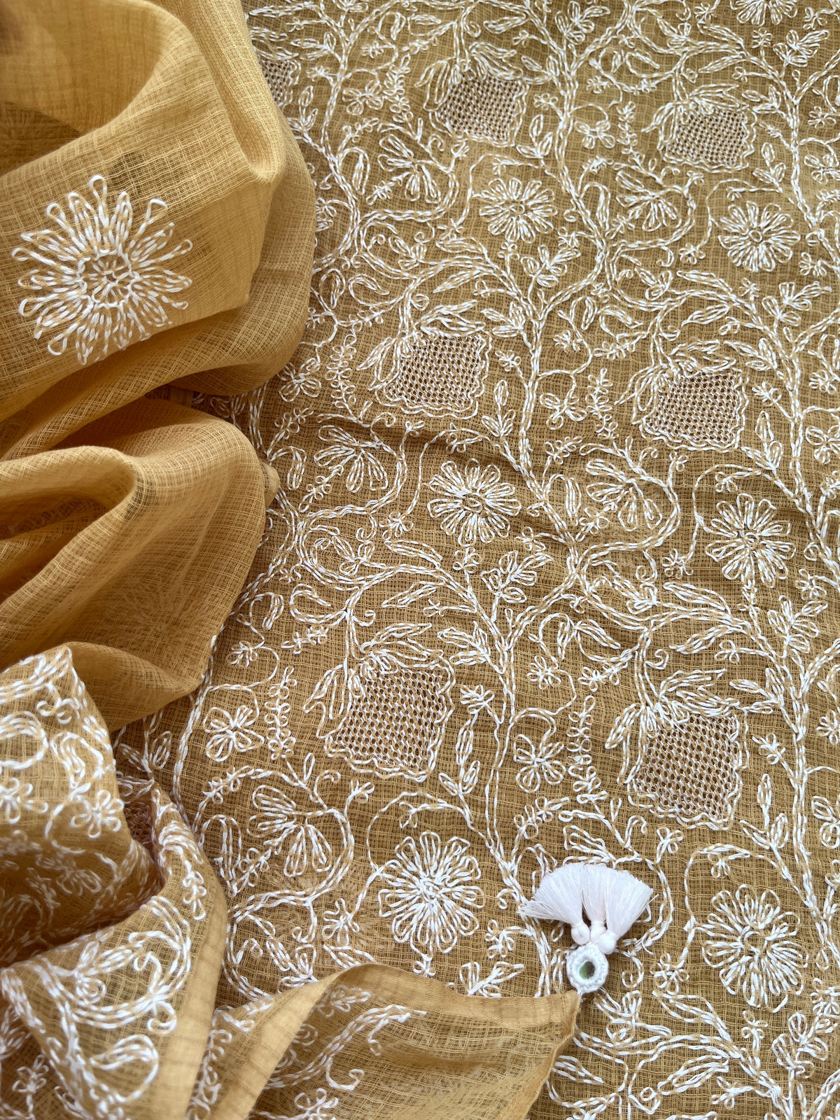 Kota Chikankari Kurta Dupatta