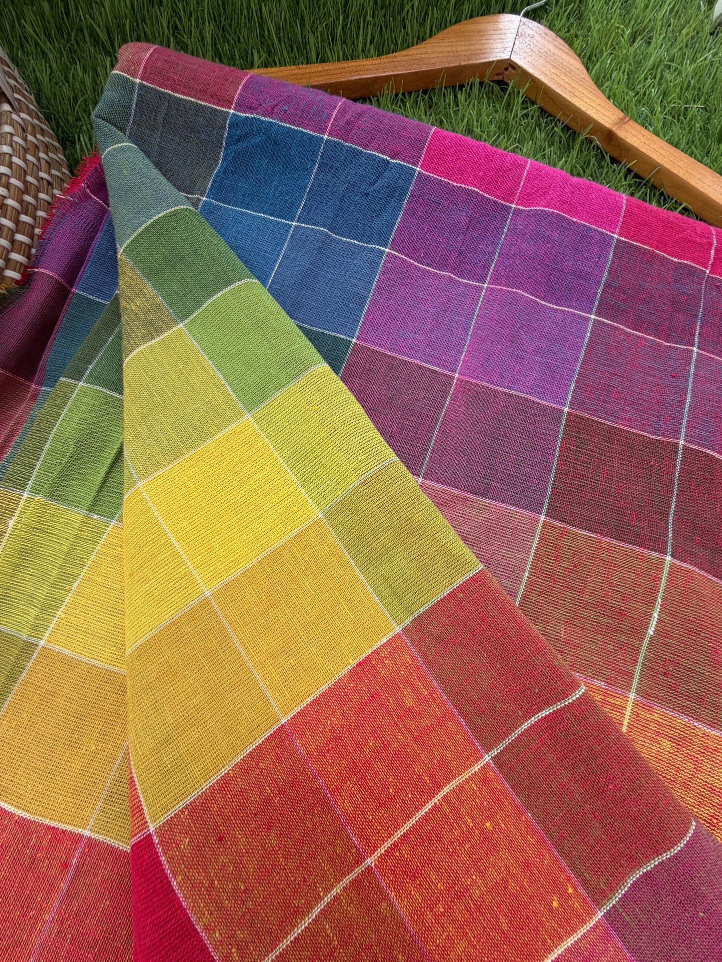 Handwoven organic kala Cotton fabric
