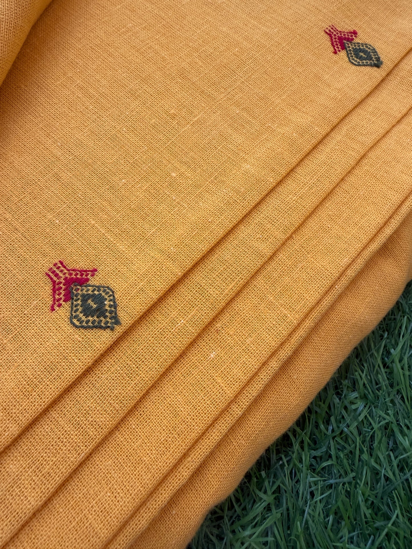 Handwoven organic kala Cotton fabric
