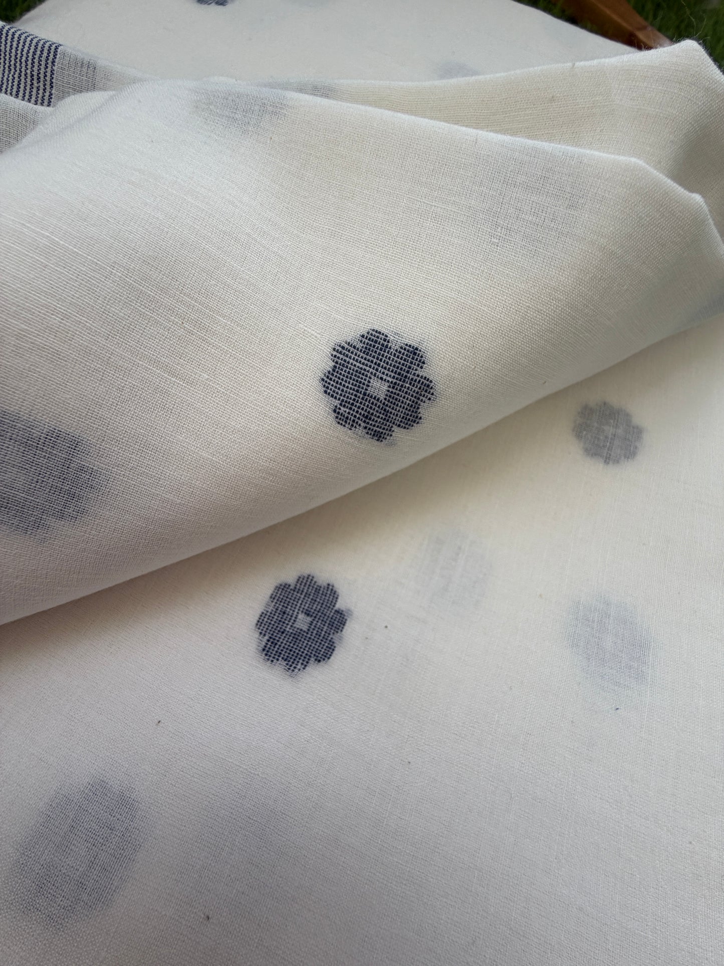 Jaamdani mul fabric