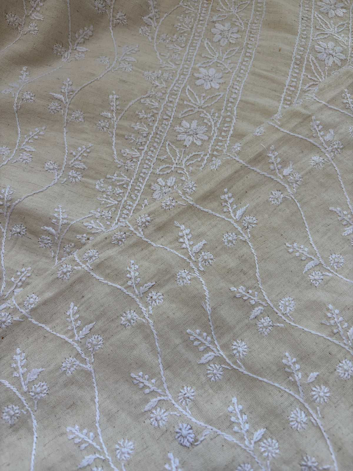 Chikankari khadi Kurta
