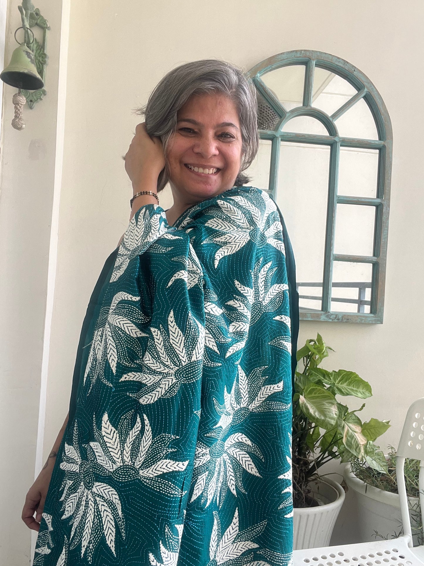 Silk Kantha Dupatta