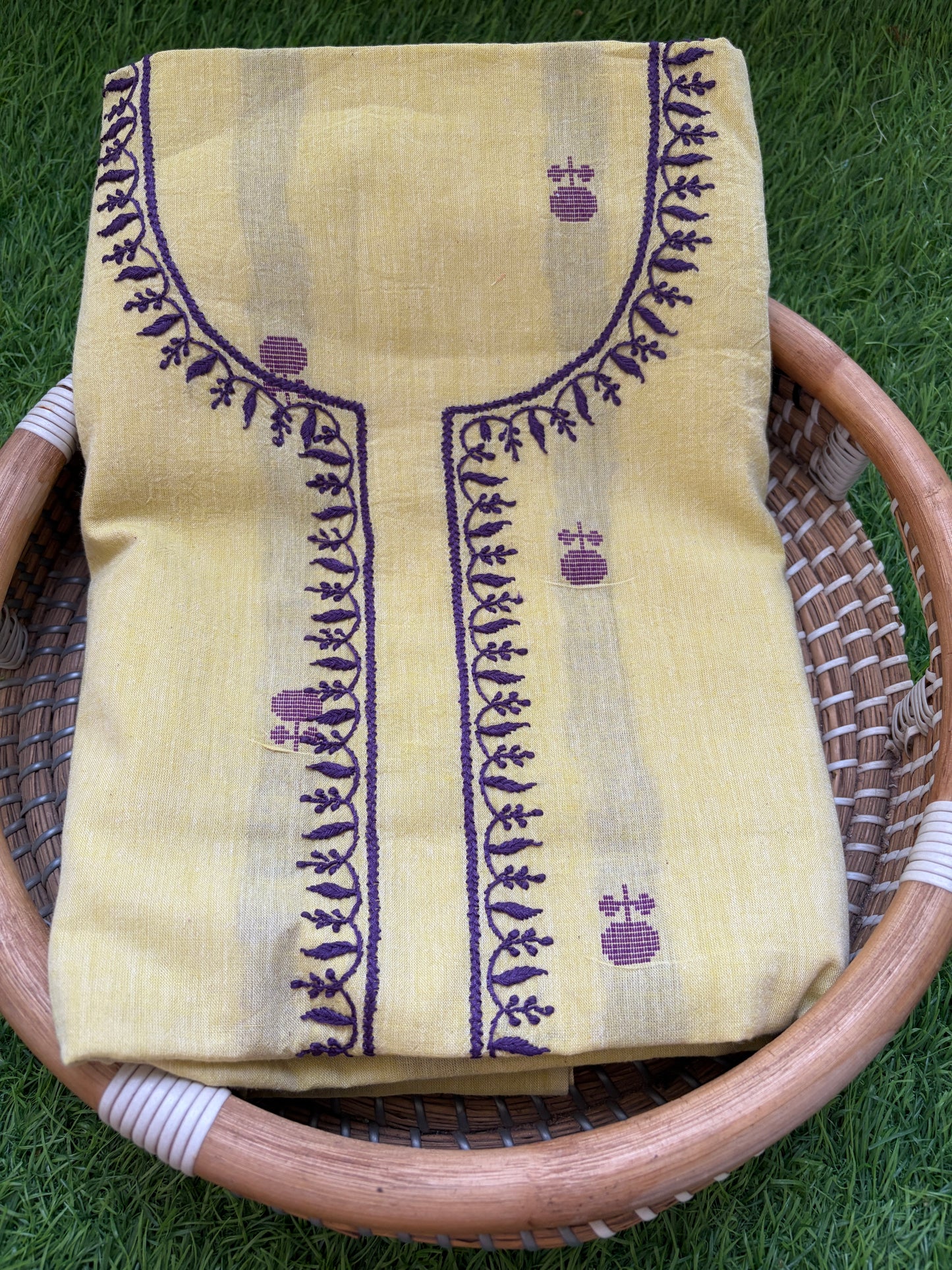 Chikankari mangalgiri cotton Kurta