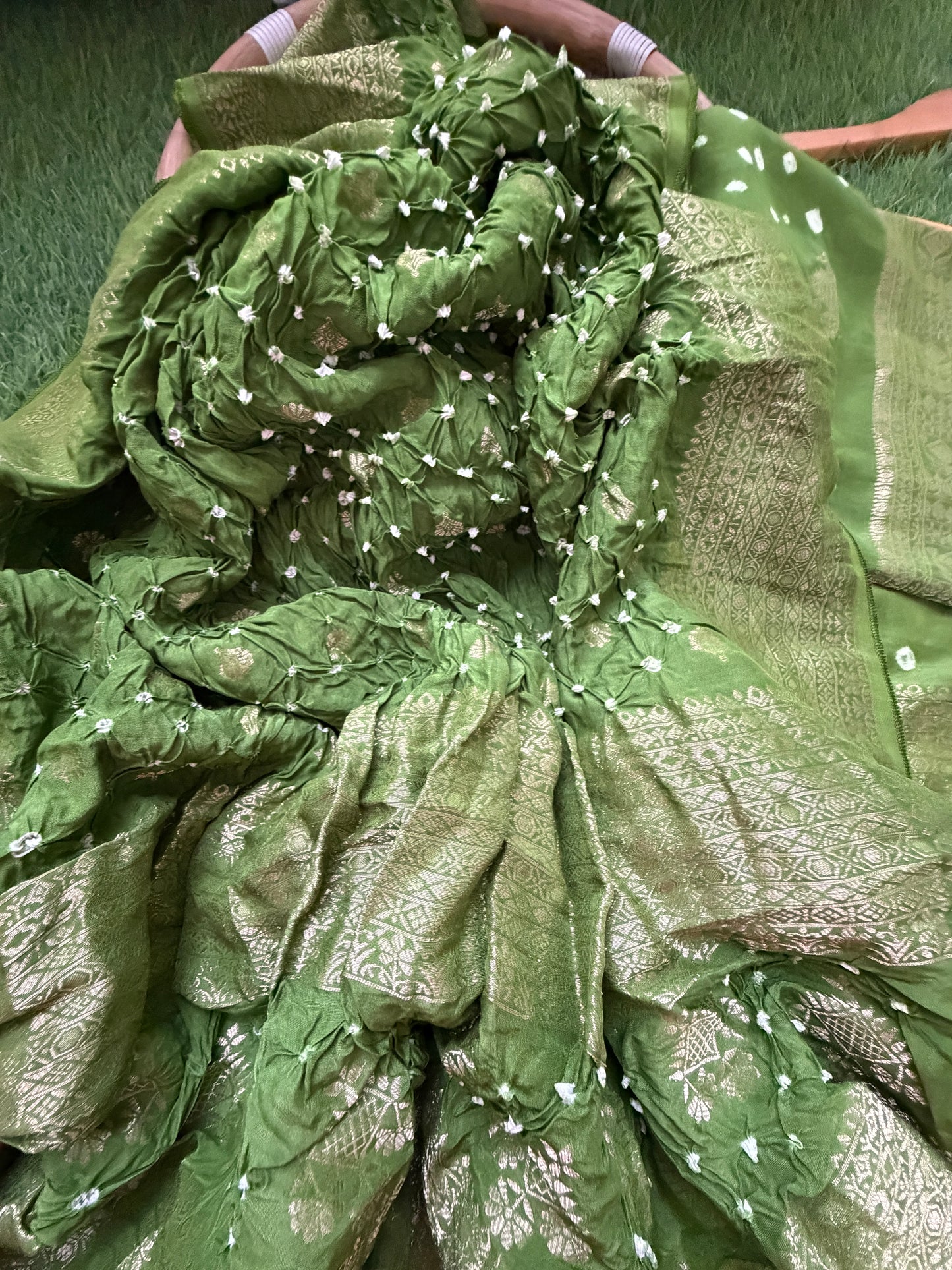 Modal Bandhani kurta bottom dupatta