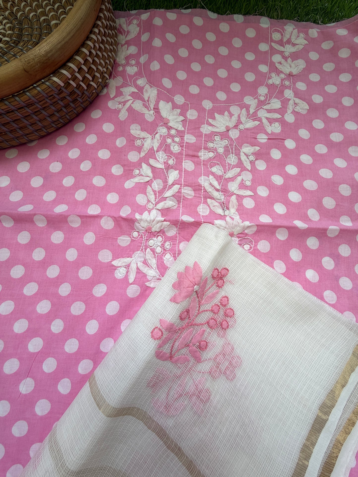 Patti kaam kurta Dupatta