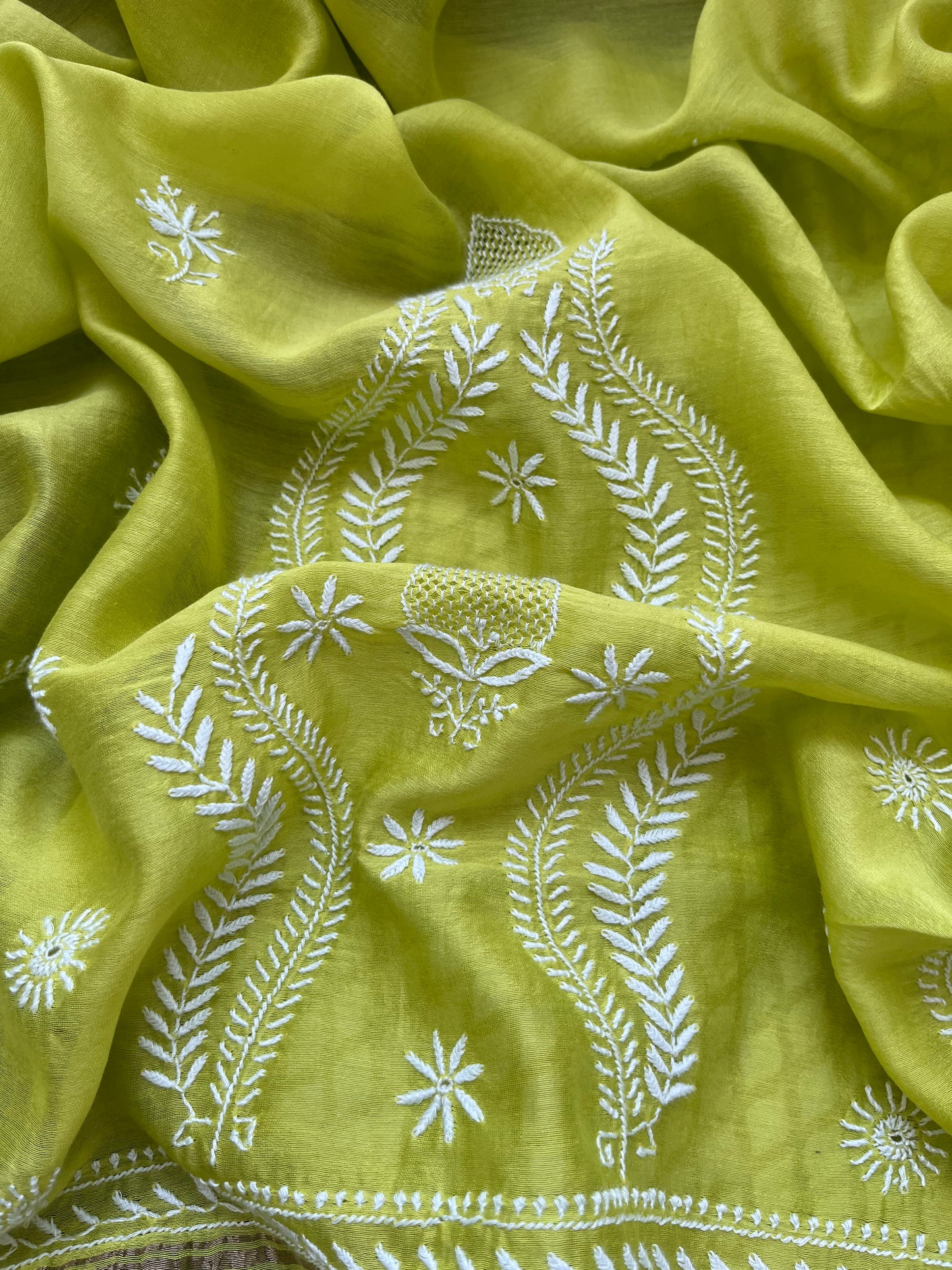 Jaamdani kurta chikankari dupatta