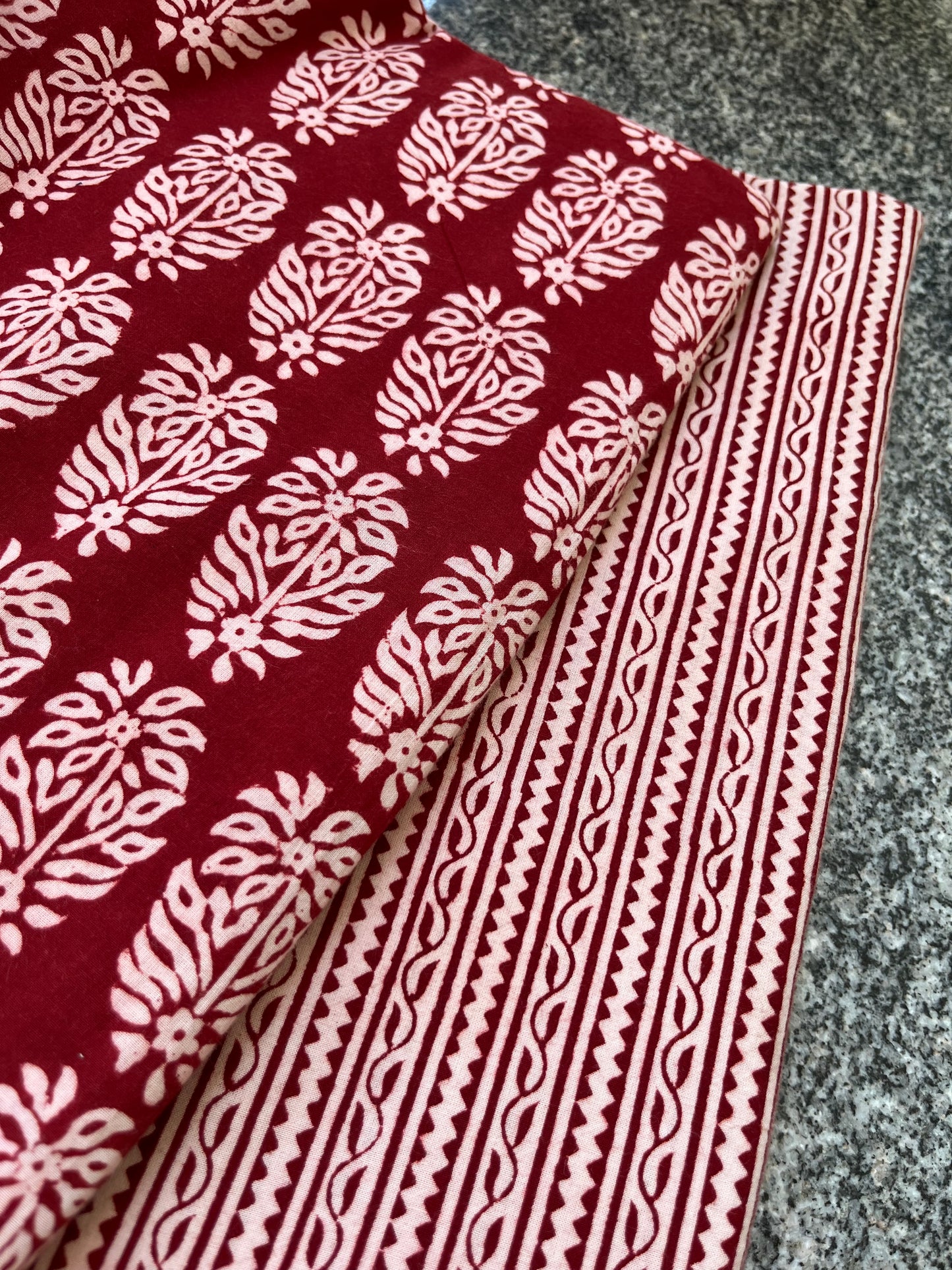 Bagh Kurta Bottom Co-Ord Set (Block Print)