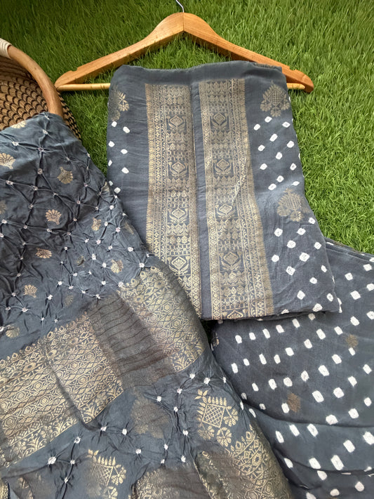Modal Bandhani kurta bottom dupatta