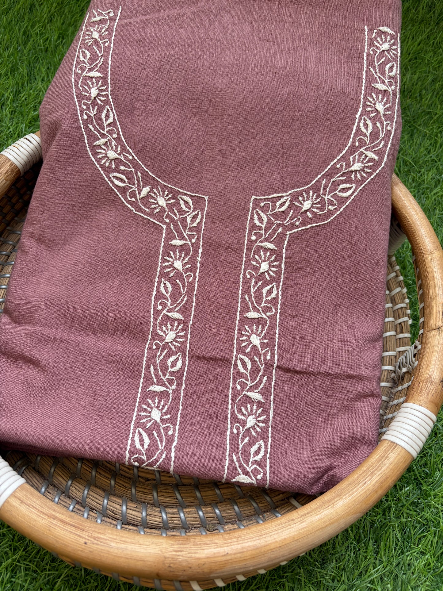 Pure handwoven khadi Kurta