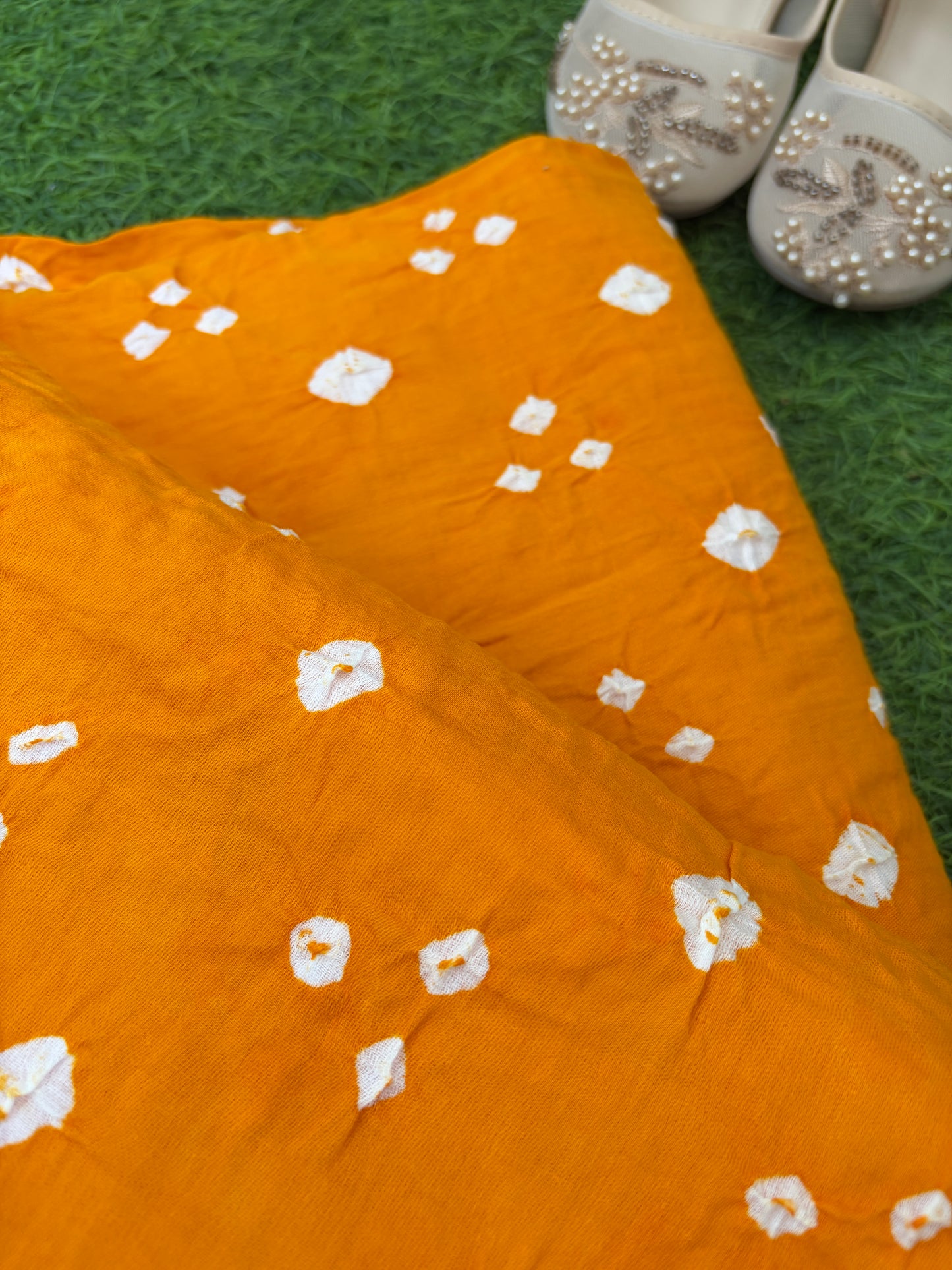 Cotton bandhani kurta