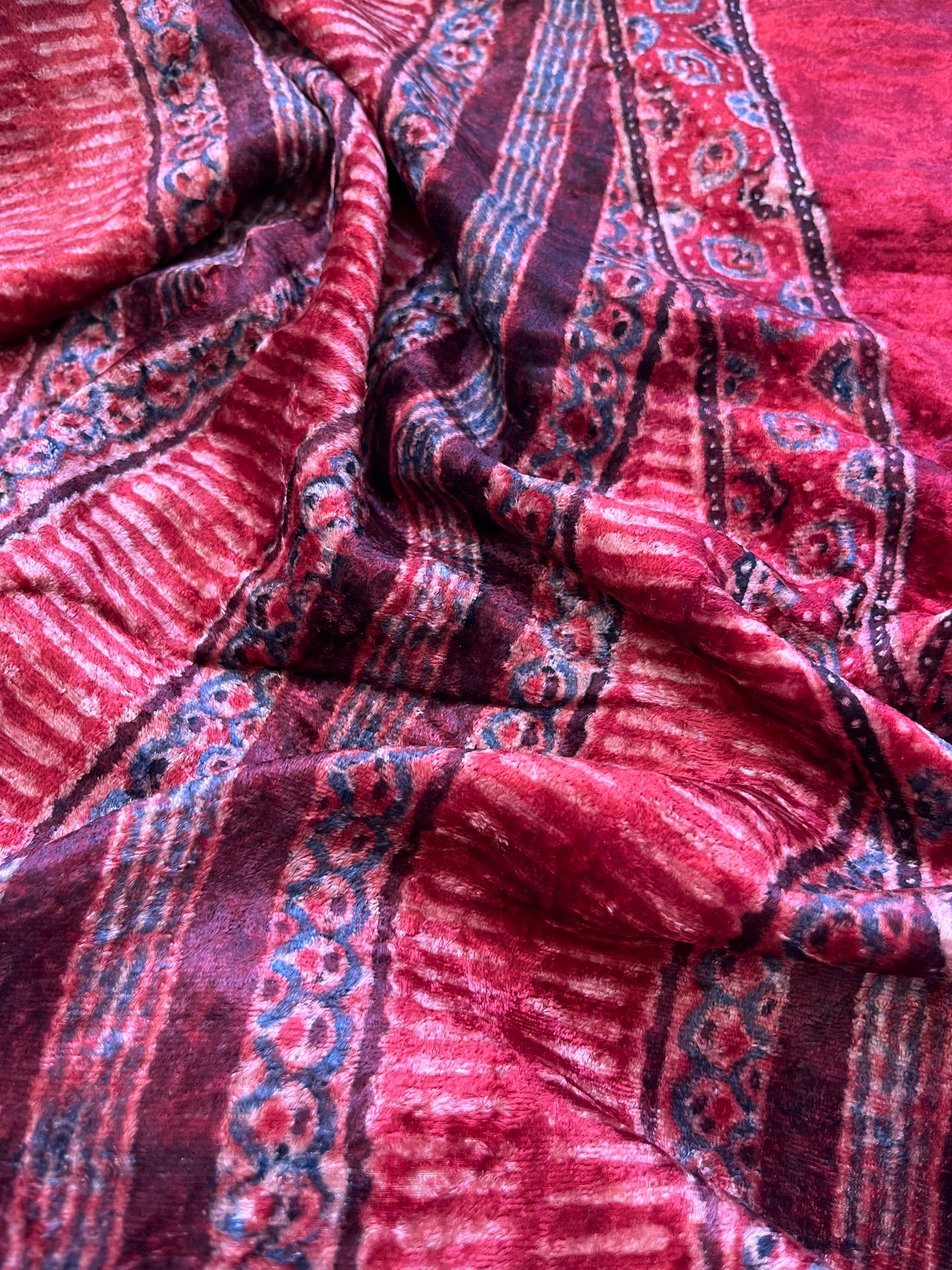 Velvet Ajrakh Kurta