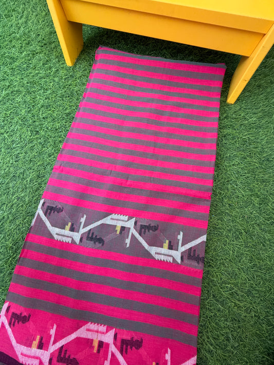 Jaamdani mul fabric