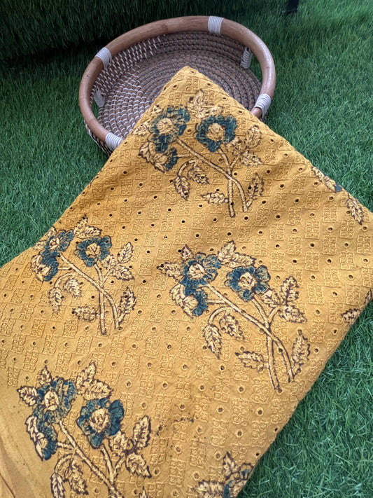 Cotton hakoba ajrakh