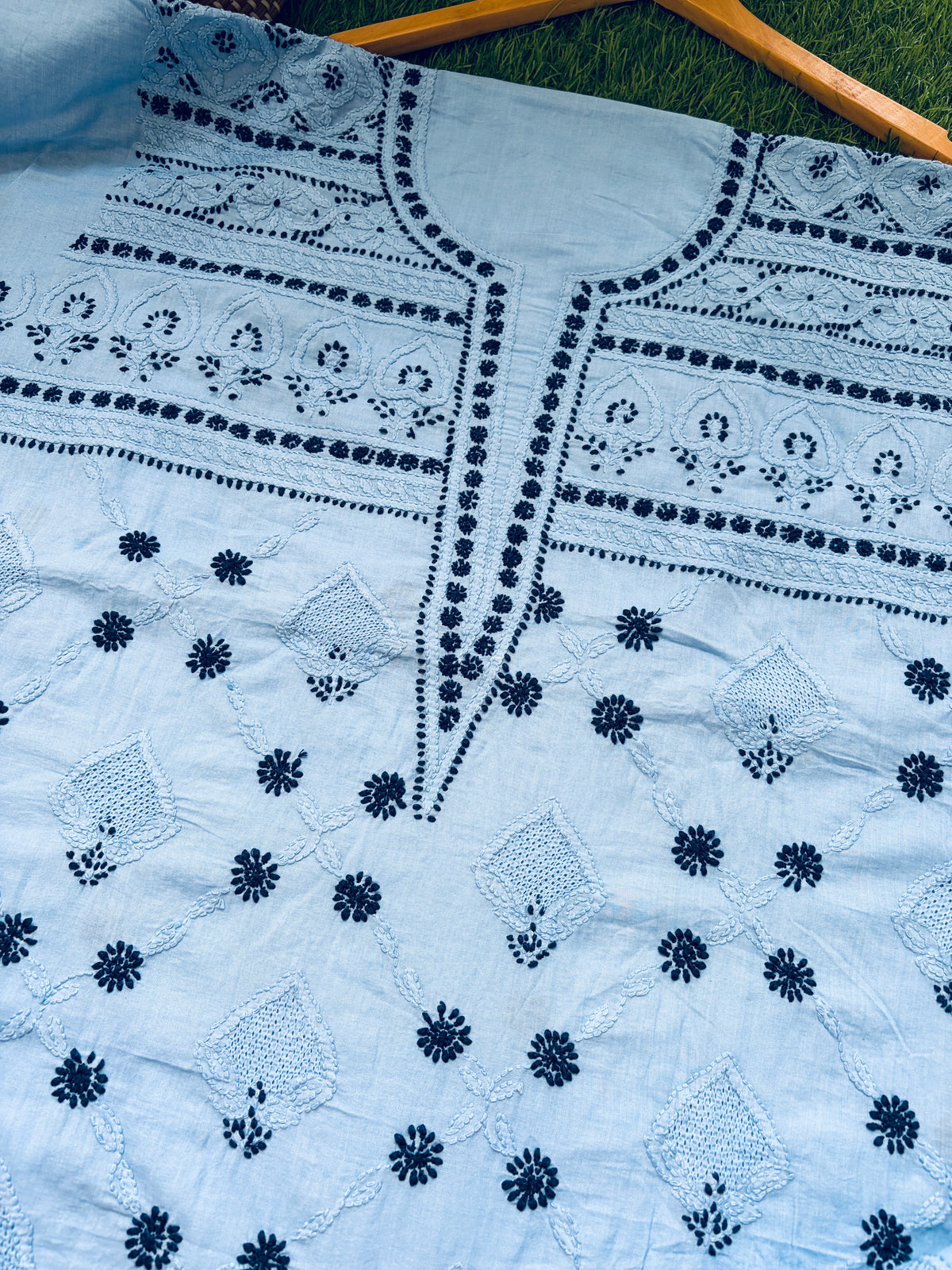 Chikankari cotton Kurta