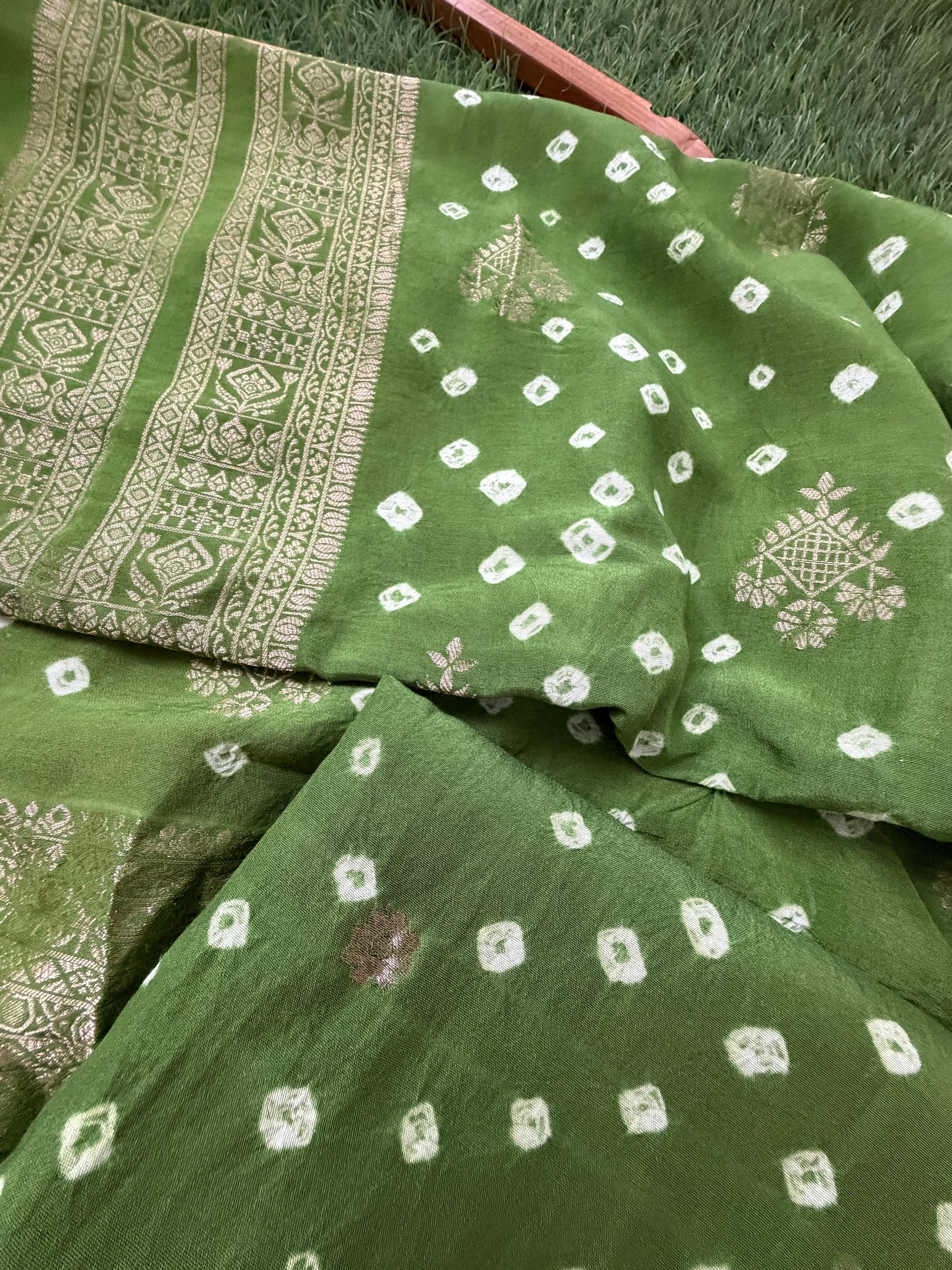 Modal Bandhani kurta bottom dupatta