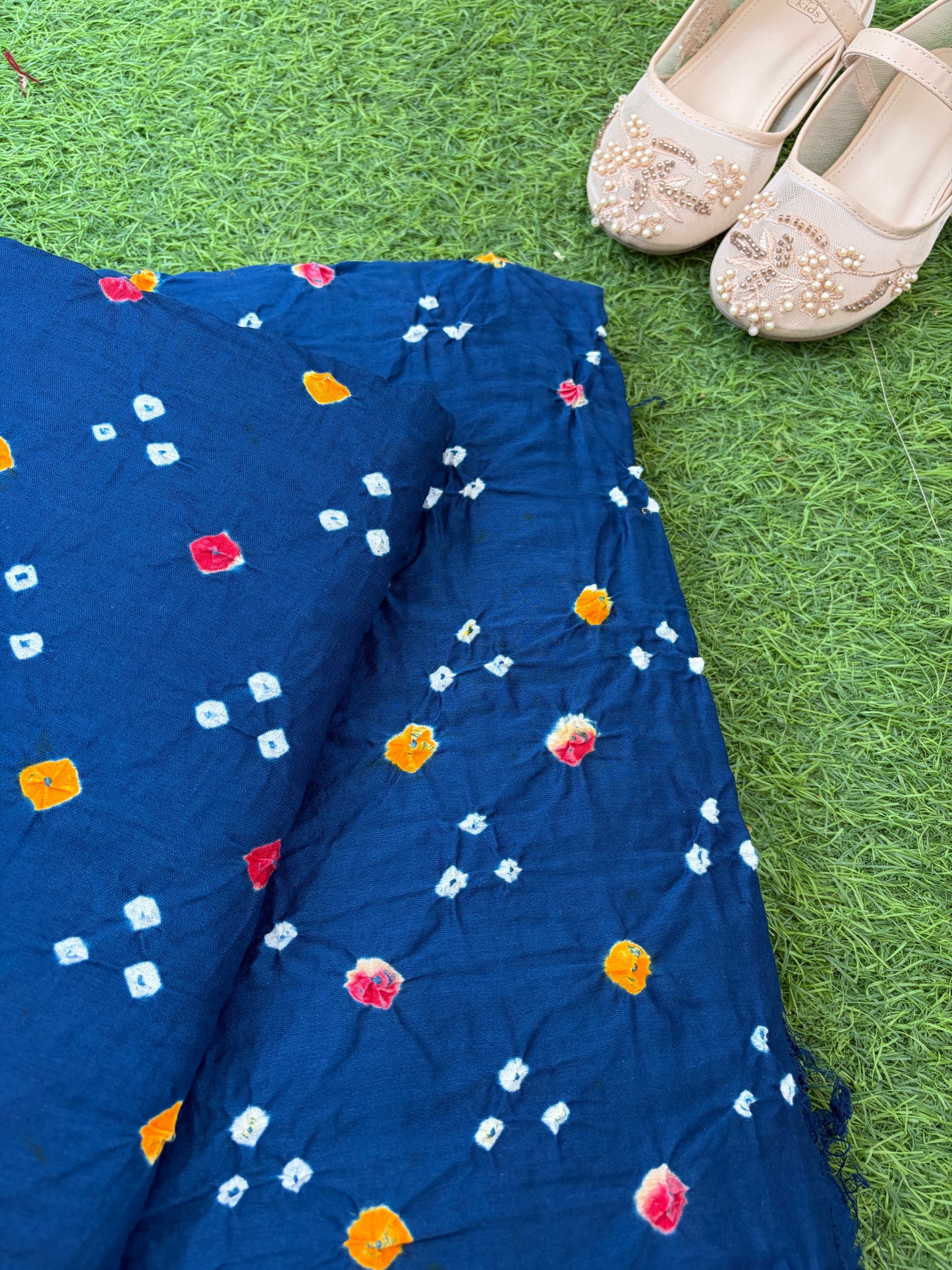 Cotton bandhani kurta