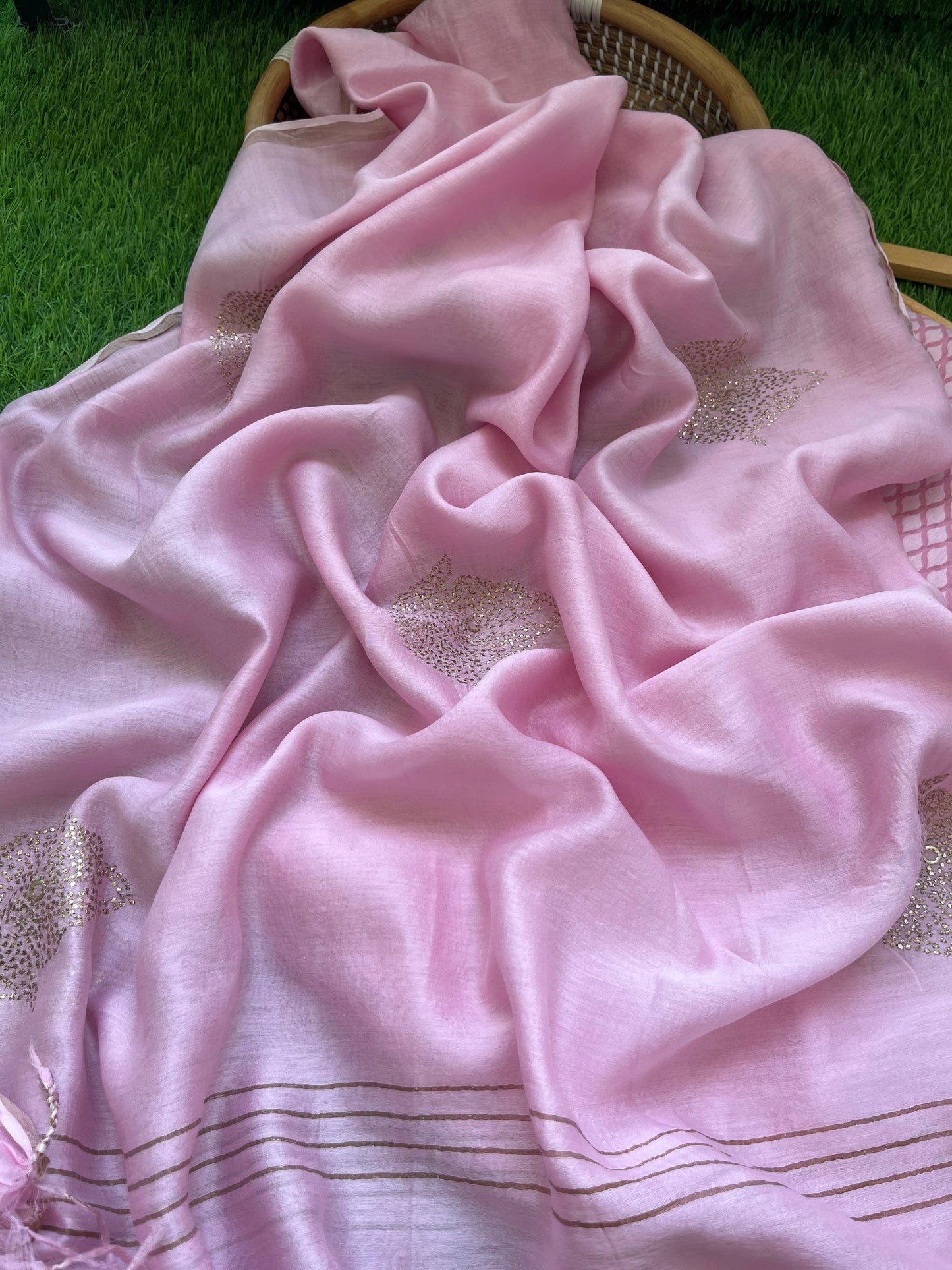 Jaamdani kurta mukaish dupatta