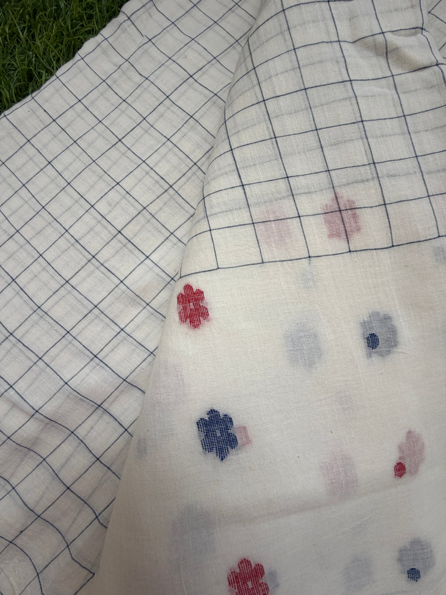Jaamdani mul fabric